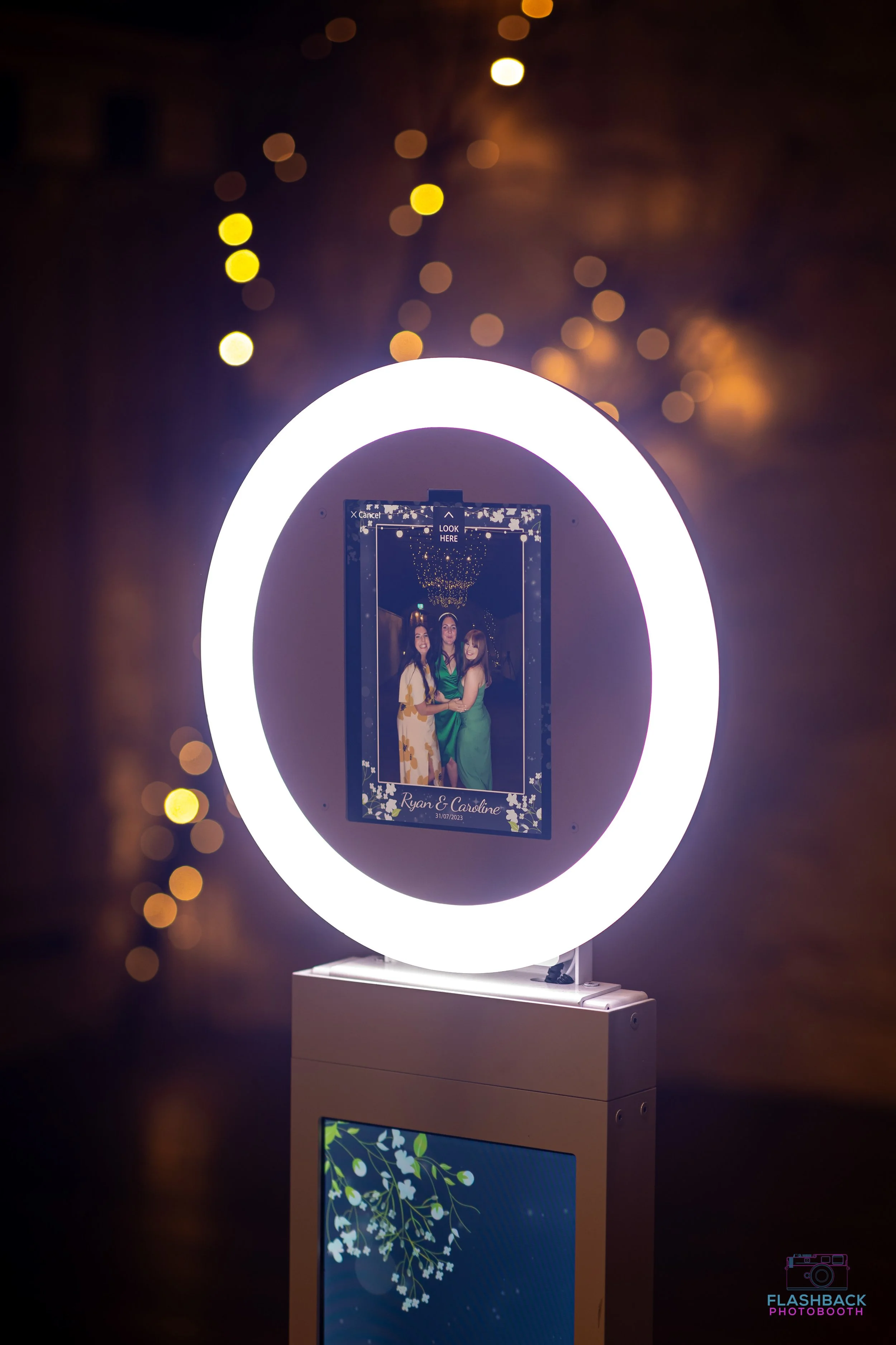 Social Photo Booth at wedding in OKC