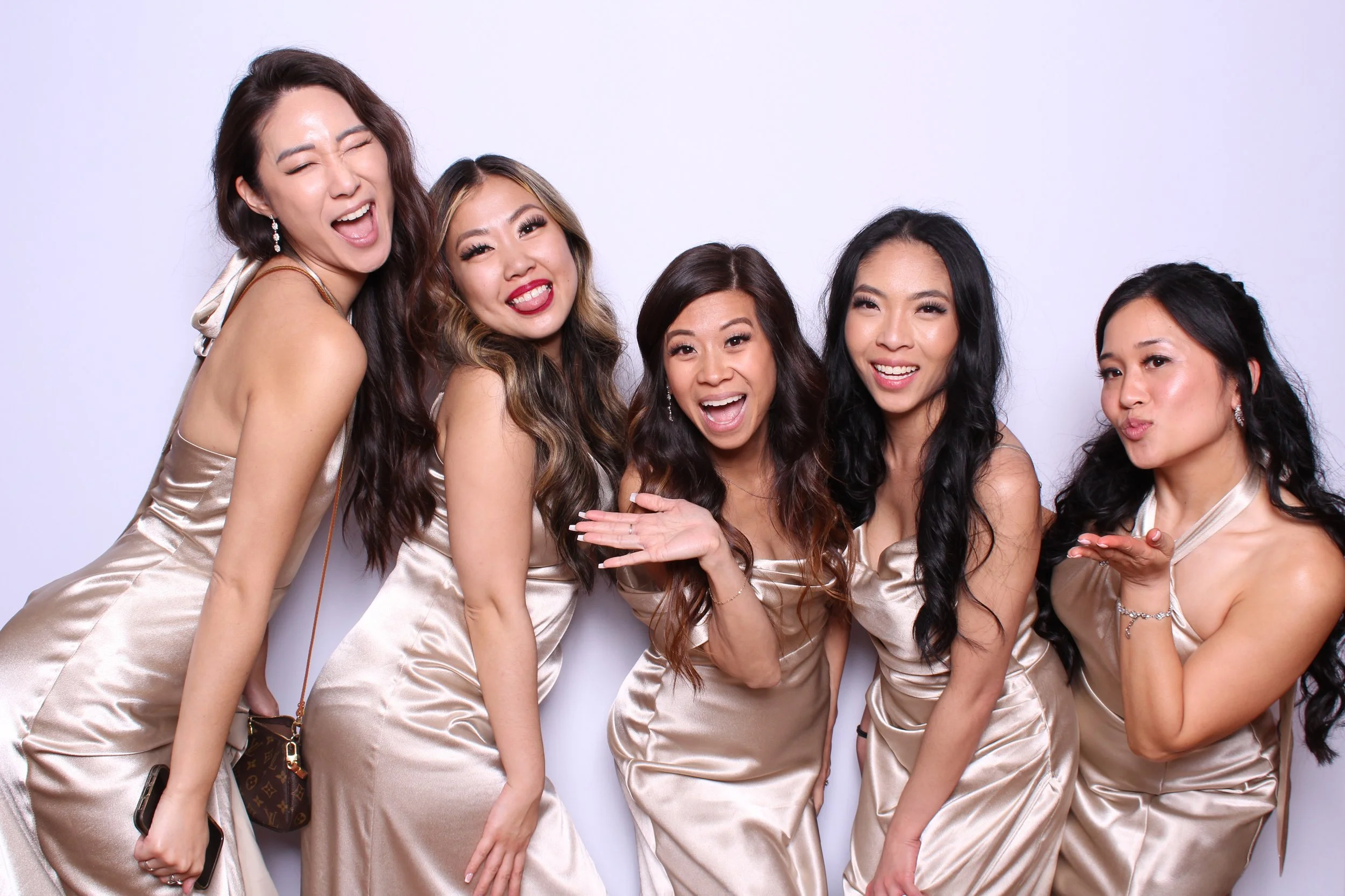 Bridesmaids using Print Booth in OKC