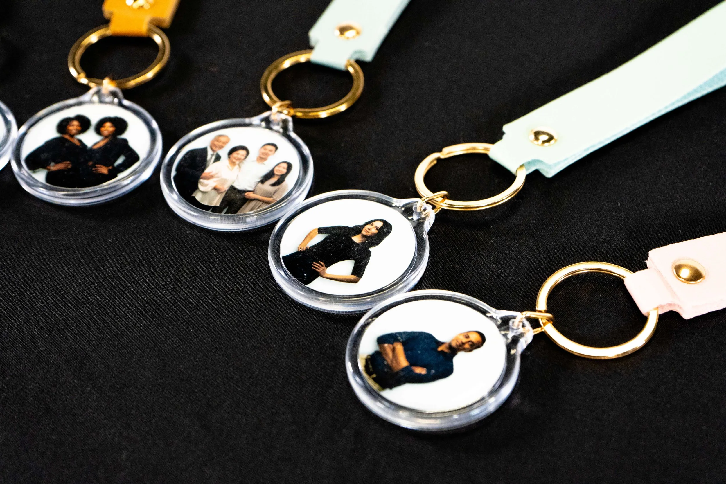 Keychains made with photo booth pictures OKC