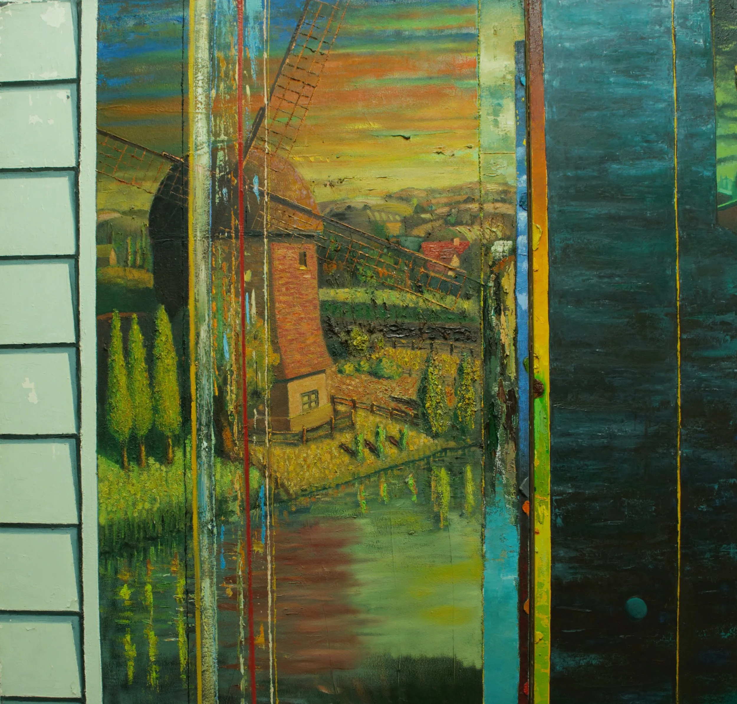 Untitled,  Oil on canvas,  42 x 50 in.