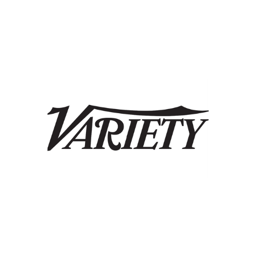 Variety logo in black font on a white background.