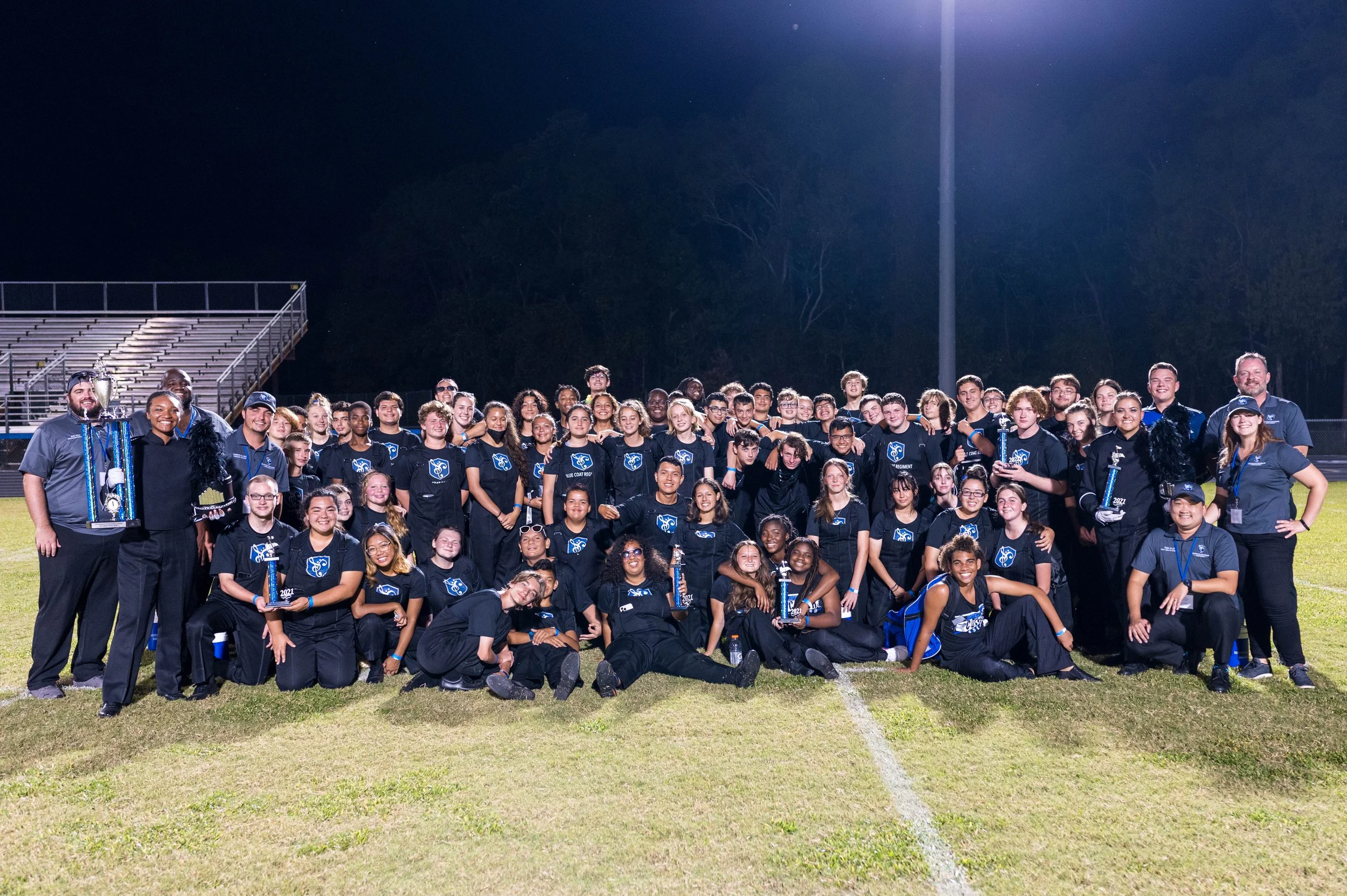 Blue Coats Make 2021 Competitive Debut, First in Two Years