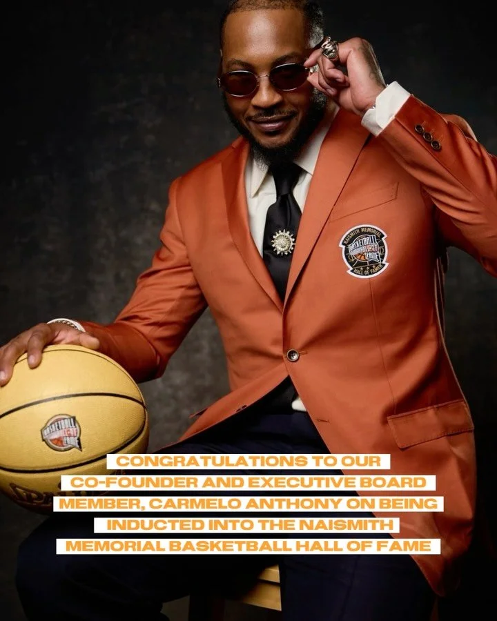 From gold medals to global impact. 

Carmelo Anthony is officially a Naismith Memorial Basketball Hall of Famer - honored for his legendary career and as a member of the 2008 U.S. Olympic team.

But Melo&rsquo;s legacy lives far beyond the court. Thr