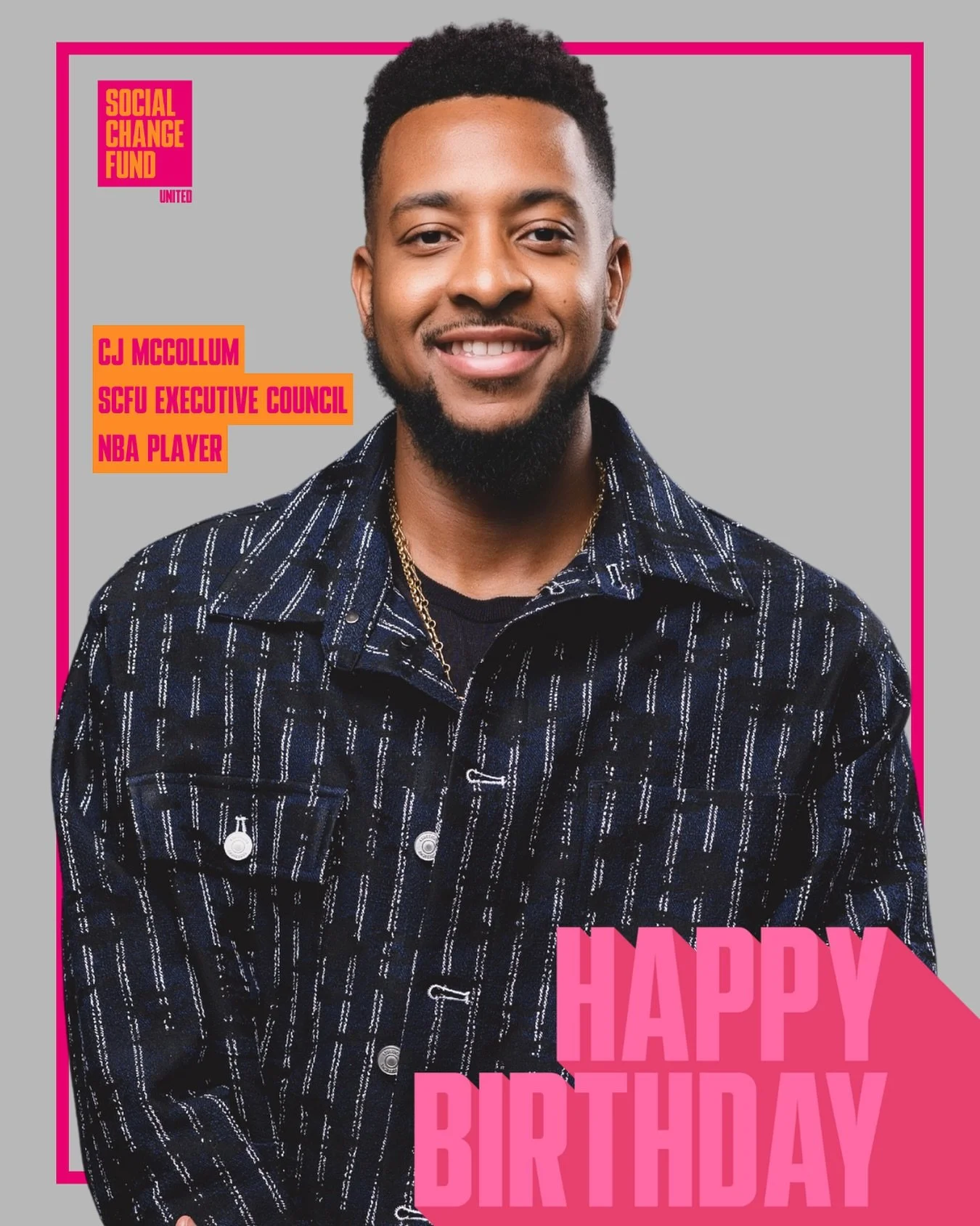 Happy Birthday to CJ, our Executive Council member! 🎉🎉 Your commitment to building a more just and empowered future continues to inspire the work we do.