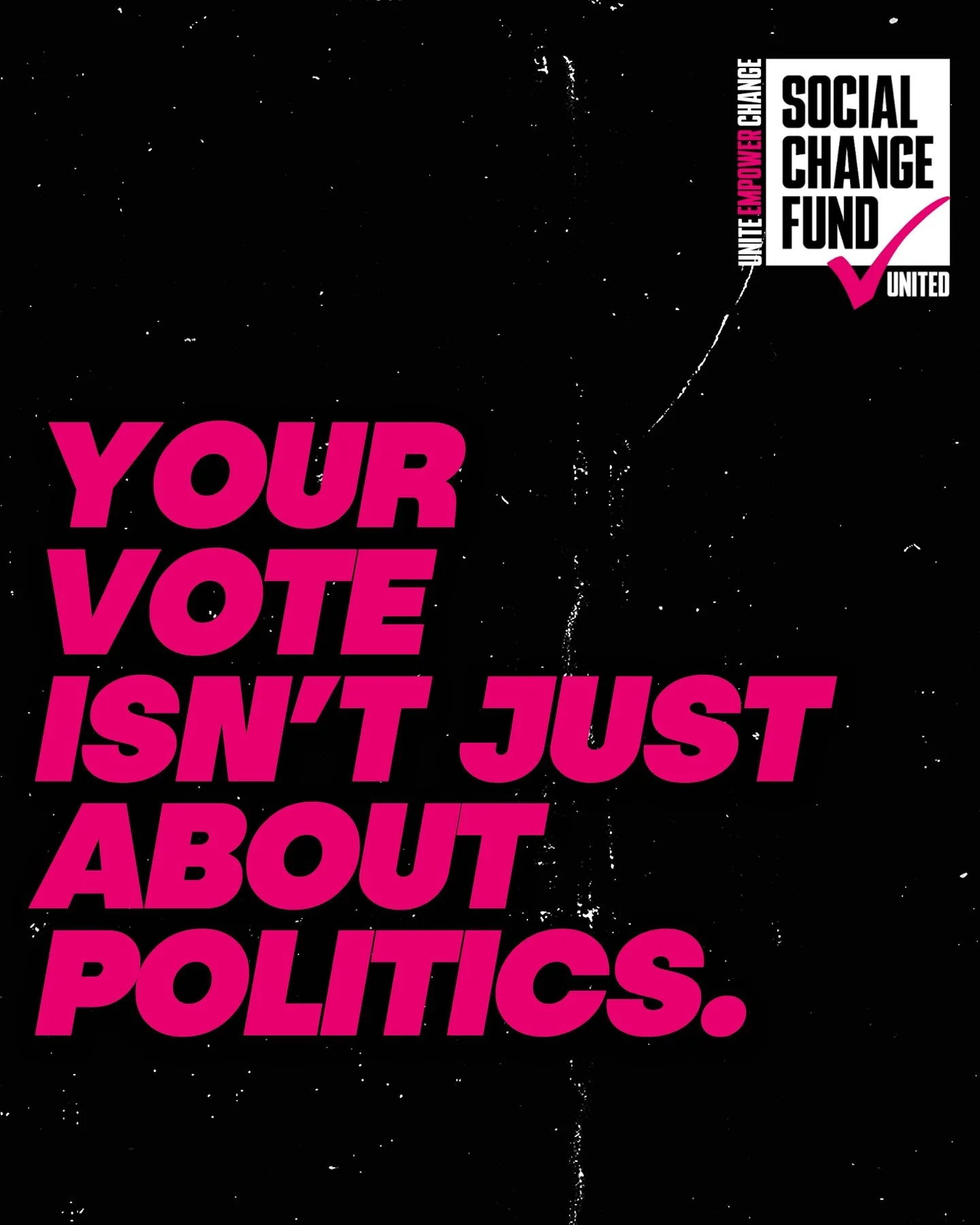 Your vote isn&rsquo;t just about politics. It&rsquo;s about your paycheck, your health, your neighborhood. 

Cast your power. 
Visit the link in bio.