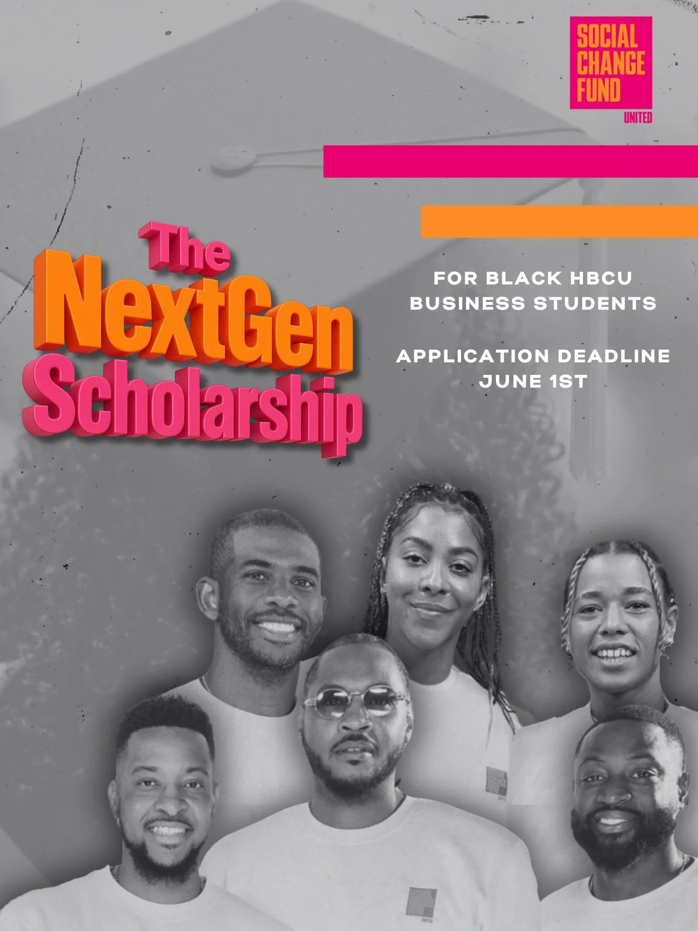 APPLY NOW! We are proud to continue our commitment to investing in the next generation of changemakers with the return of our annual SCFU NextGen Scholarship.
 
This year, eight students enrolled at HBCUs will each receive a $5,000 scholarship to sup