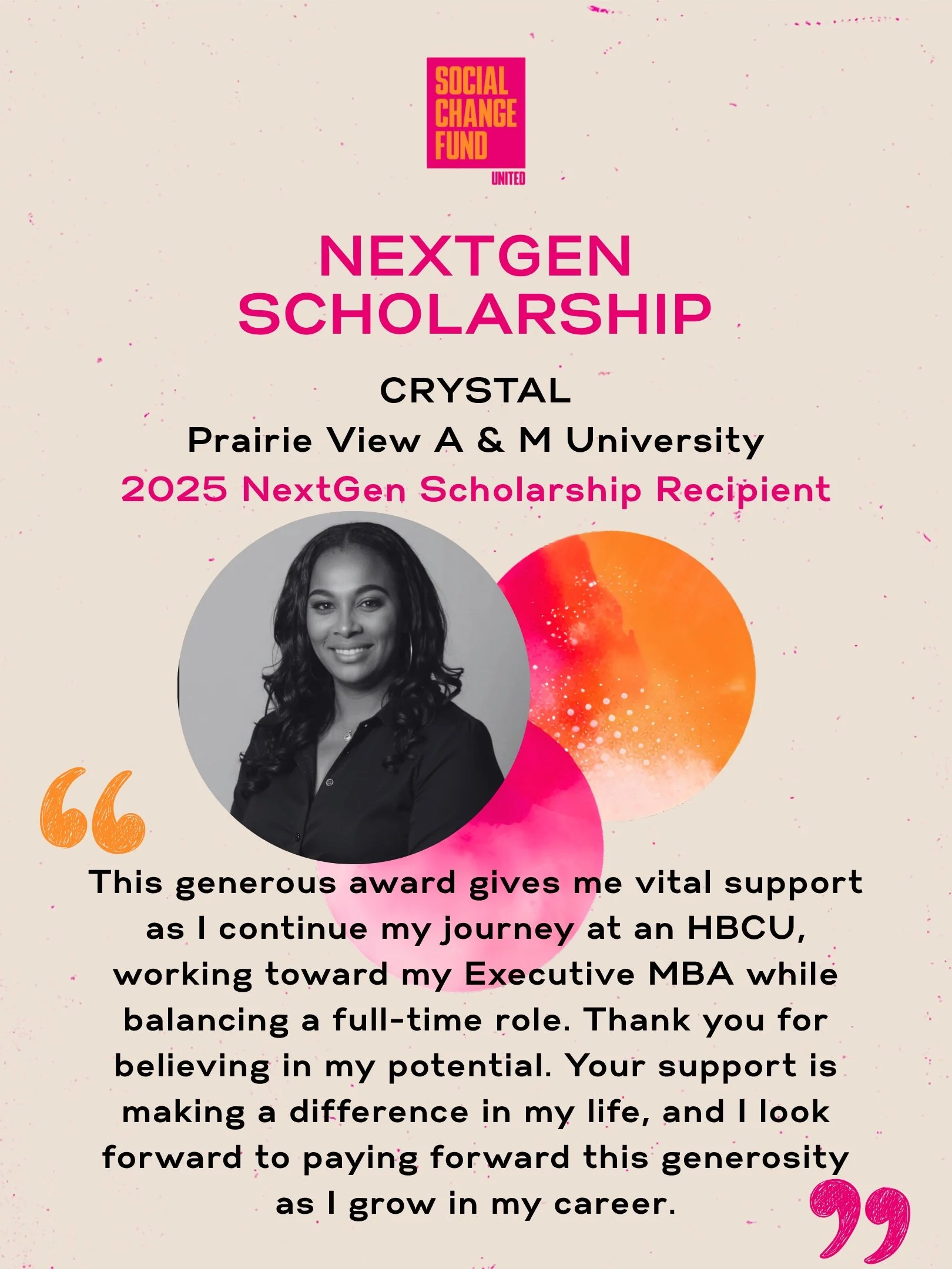 Through the SCFU NextGen Scholarship, we&rsquo;ve supported young leaders who are building, learning, and stepping into what&rsquo;s next.
BHBCU students, our 2026 NextGen Scholarship is live!

APPLY NOW. Link in bio.
