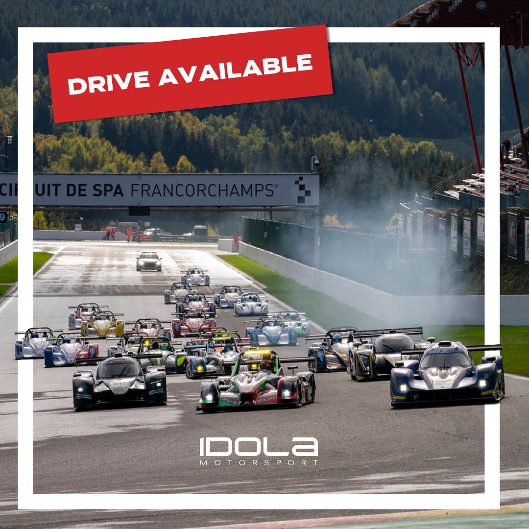 🏎️ European Race Opportunity 🏎️

Idola Motorsport has availability for you to join us for the Supercar Challenge at Spa-Francorchamps on the 2-4 June 

Competitive pricing packages available to race in some of the largest GT &amp; Prototype grids i