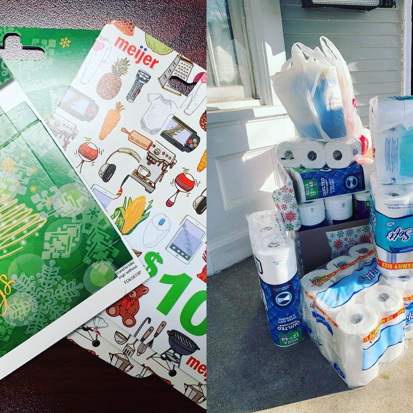 Big thanks to @remaxbythelake Lars &amp; Liz for turning their employee holiday party into a drive for ESS. Items like gift cards and household items help us cover some of the basic shelter needs so we can put more of our dollars into helping familie