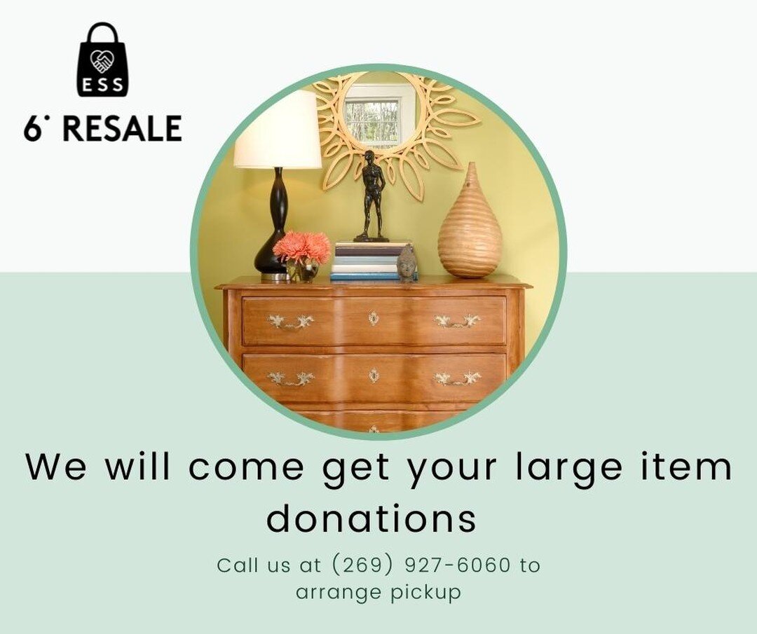 NOW ACCEPTING DONATIONS

We are open and accepting donations. For large items, like furniture, appliances, etc..., give us a call and we can pick them up for you. Pickups happen on Tuesdays and Thursdays each week. 

Our winter hours are: 
Monday: CL