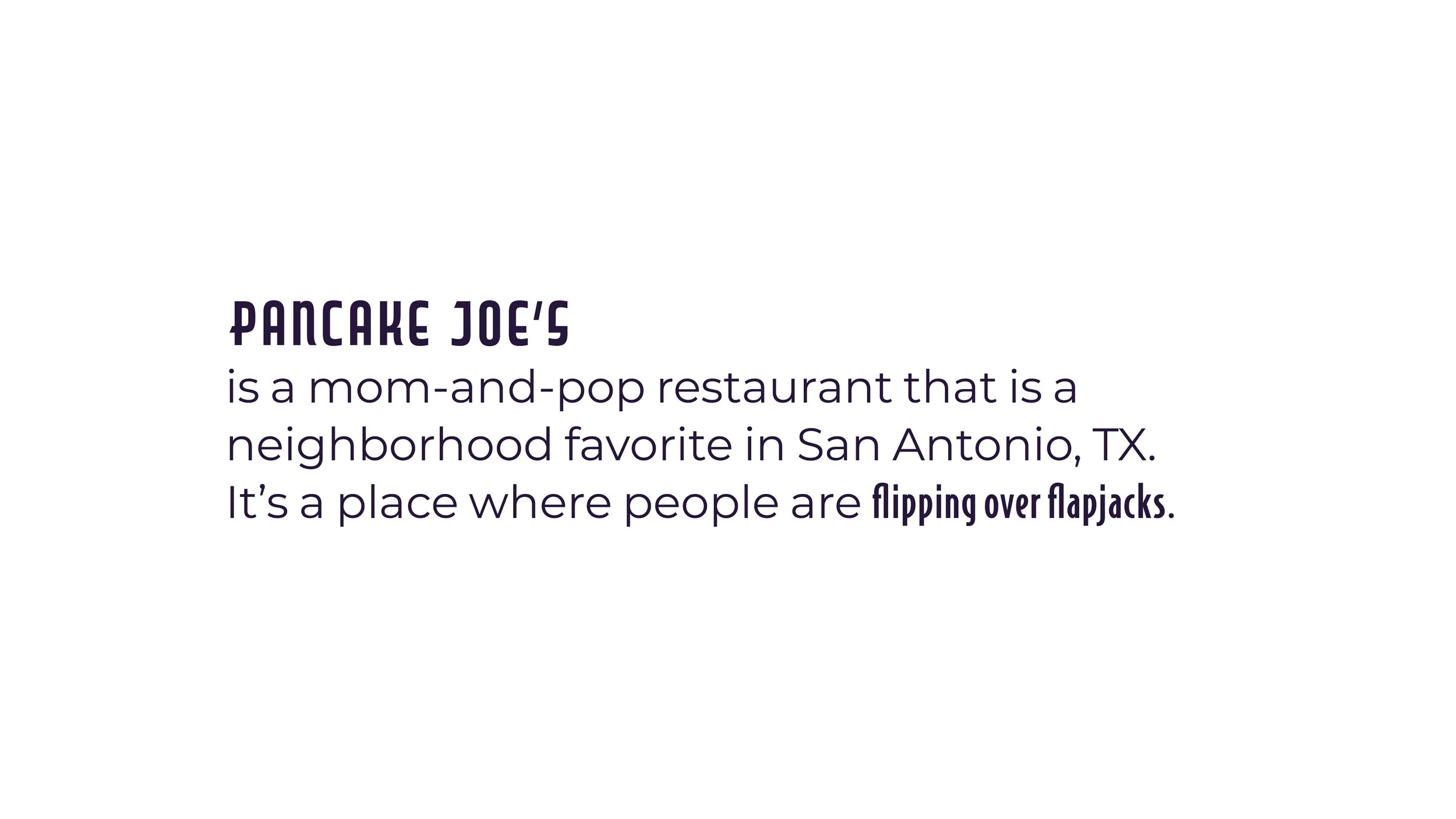 Pancake Joe's — melodybarron