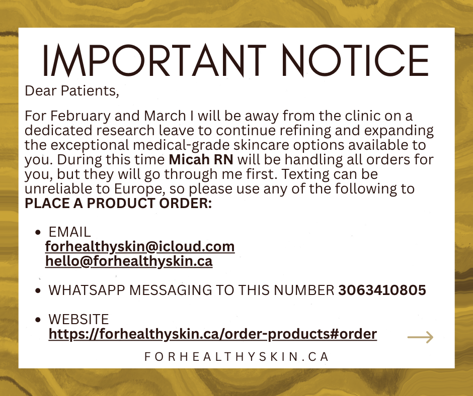 IMPORTANT INFORMATION DR DEMKIW-BARTEL