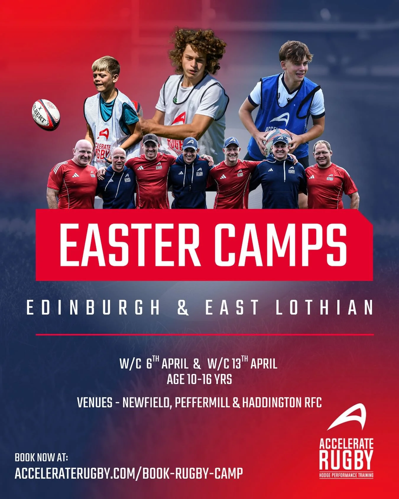 8 days until camp kick off! Last spaces remaining so book asap! #acceleraterugby #rugbycamp #rugbyskills #eastercamp