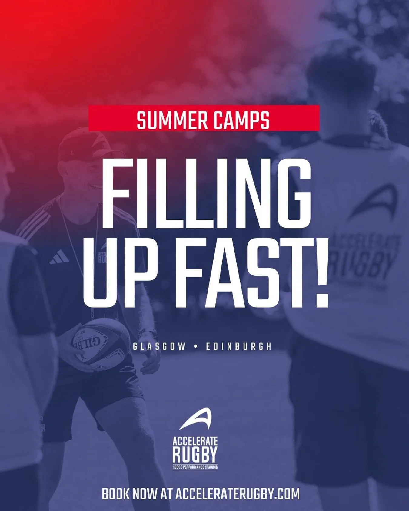 Summer is around the corner and bookings are going faster than ever before! Secure your place now to avoid disappointment! Booking link in bio. #acceleraterugby #ruready #rugbyskills