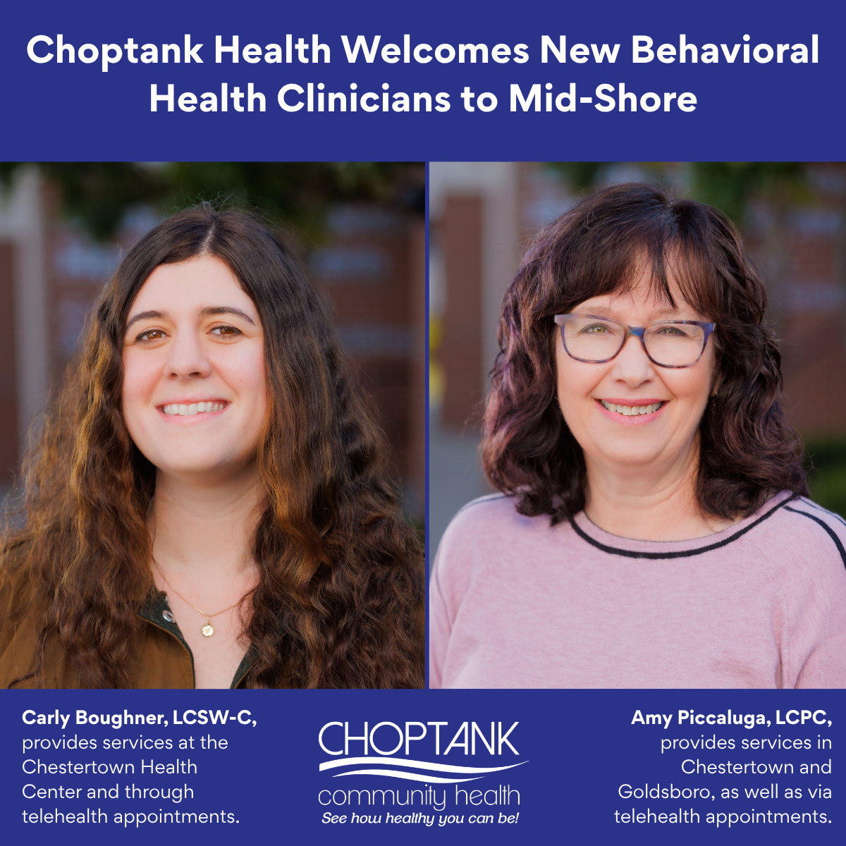 Choptank Health Welcomes New Behavioral Health Clinicians to Mid-Shore Care Teams