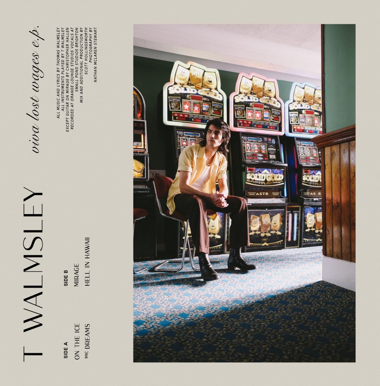 T WALMSLEY RELEASES DEBUT EP 'VIVA LOST WAGES'