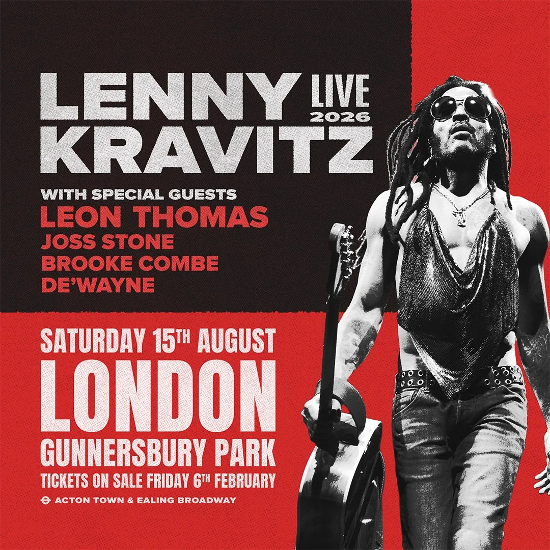 LENNY KRAVITZ ANNOUNCES HUGE OPEN-AIR SHOW
