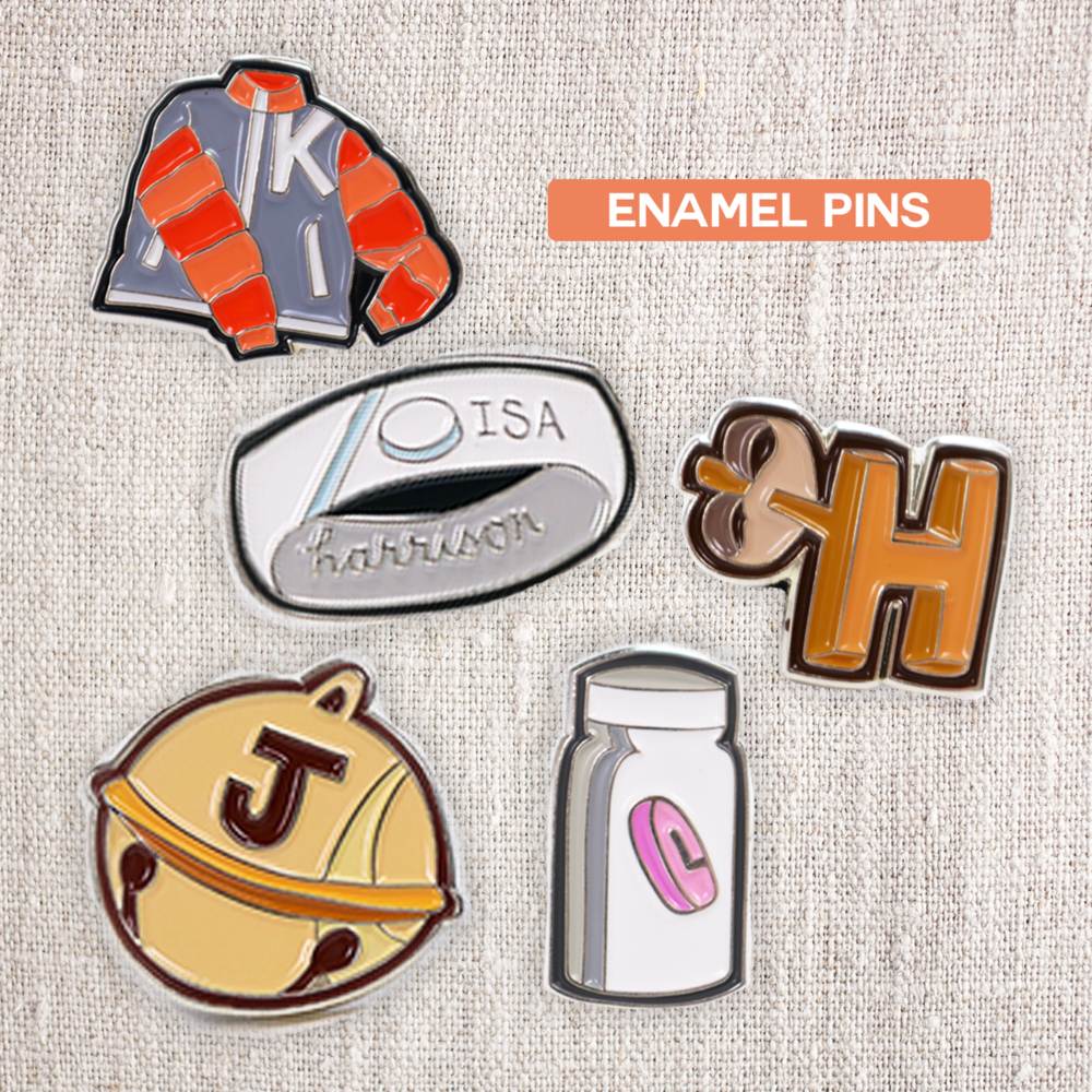 Enamel Pins — Without Disruption by Carrie French
