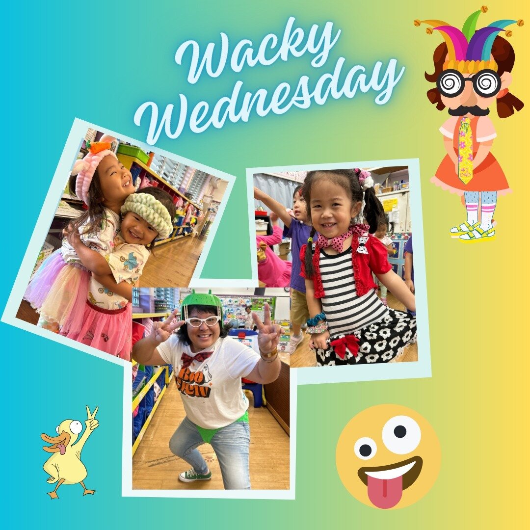 Wacky Wednesday🤪😂🤭

#lumbinipreschool
#hawaiimom
#hawaiimommy
#hawaiilife
#kidsartwork
#preschoolhawaii
#preschool
#hawaii
#honolulu
#school
#toddlerhood
#toddlergirl
#toddlerboy
#learnjapanese
#Dr.Seussweek
#wackywednesday
#wacky