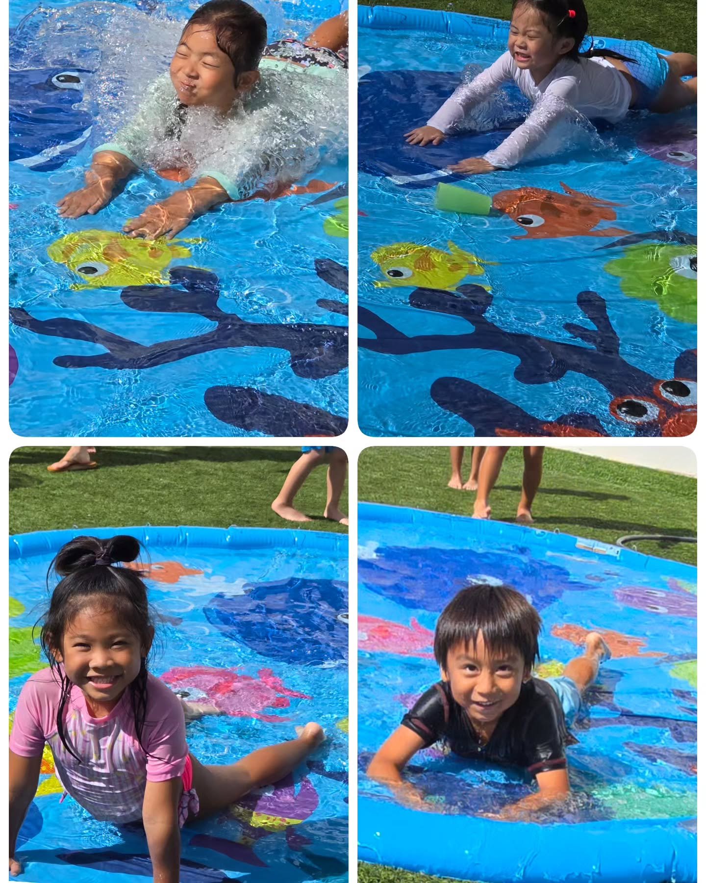 ☀️ We were finally blessed with beautiful weather, and the Panda Class had an amazing time with water play! 💦 The kids had a blast sliding and splashing around all morning! 😄

#lumbinipreschool
#hawaiimom
#hawaiimommy
#hawaiilife
#kidsartwork
#pres