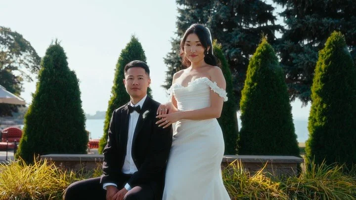 Frames from L &amp; K&rsquo;s wedding day 🤍

Videographer: @hikaricreatives 
Photographer: @carolinaherrera.photo
Planner: @calliepakweddings 
Venue: edgewatermanor
Florist: @daris.events 
.
.
.
.
.
.
Toronto wedding videographer creating cinematic 