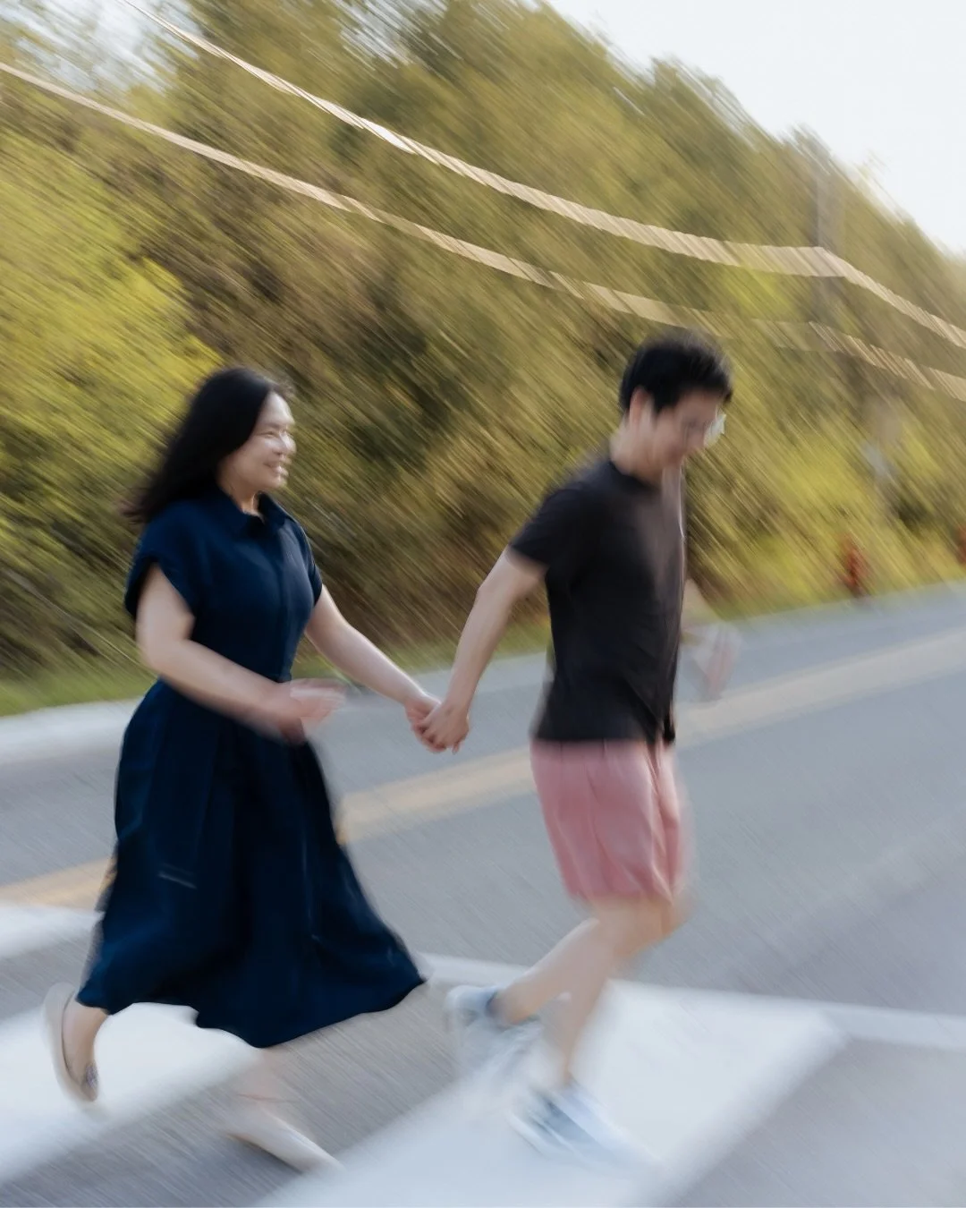 First sunny day after a week of rain. Bubble teas in hand. No timeline. No agenda. Nowhere they had to be. We didn&rsquo;t give them a shot list. We didn&rsquo;t tell them where to stand or how to look at each other. We just asked them to do what the