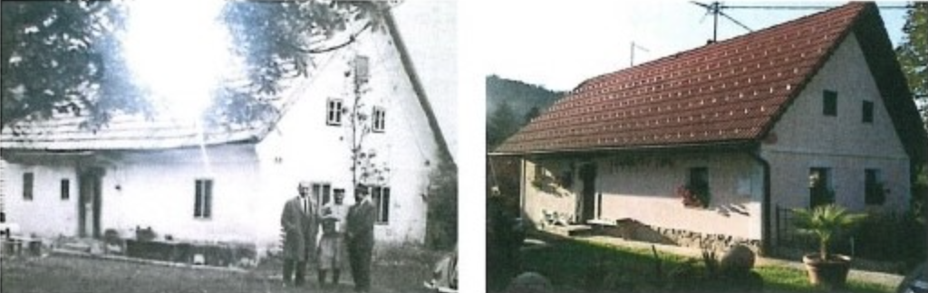 Ebenthal, house #5 - Högler, 1960 (left)
house #5, 2014 (right)