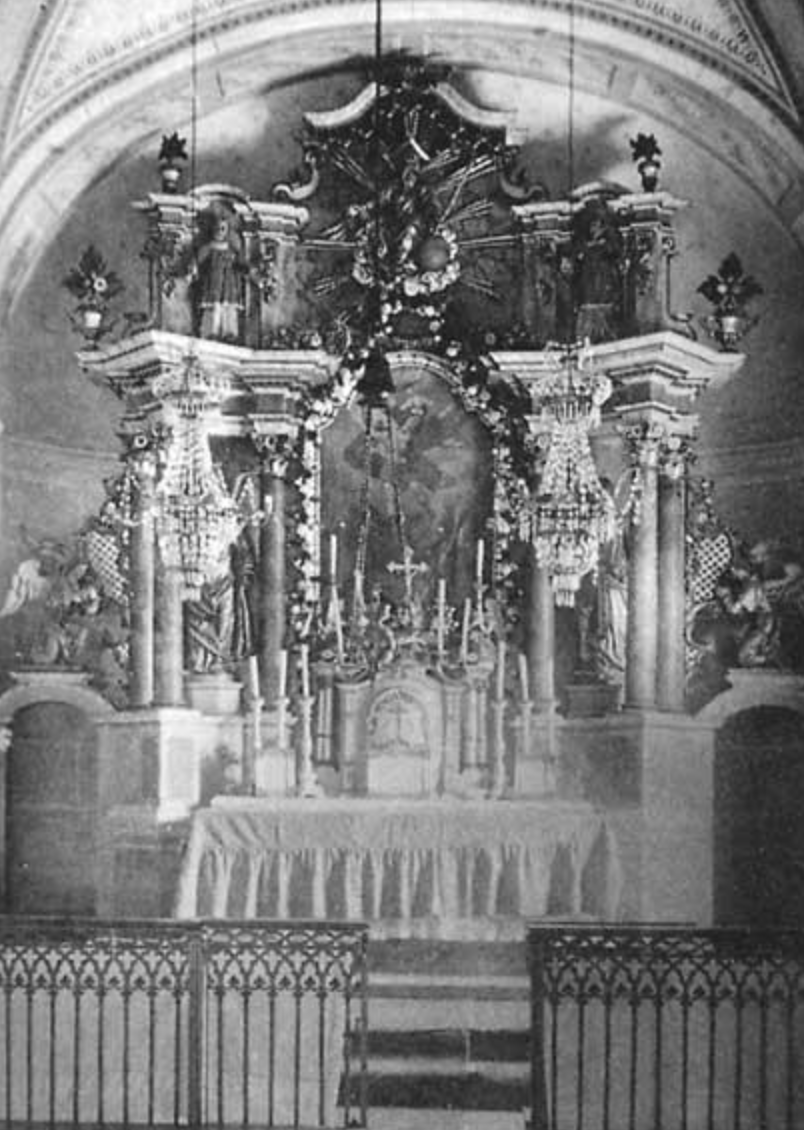 Ebenthal, St. Michael's Church, Altar, 1927.