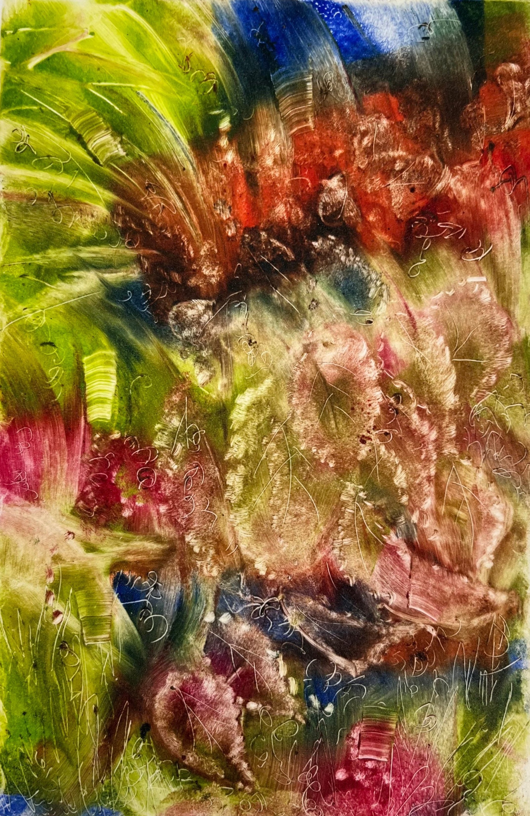 Variations on the Eden Project III | monotype | $150