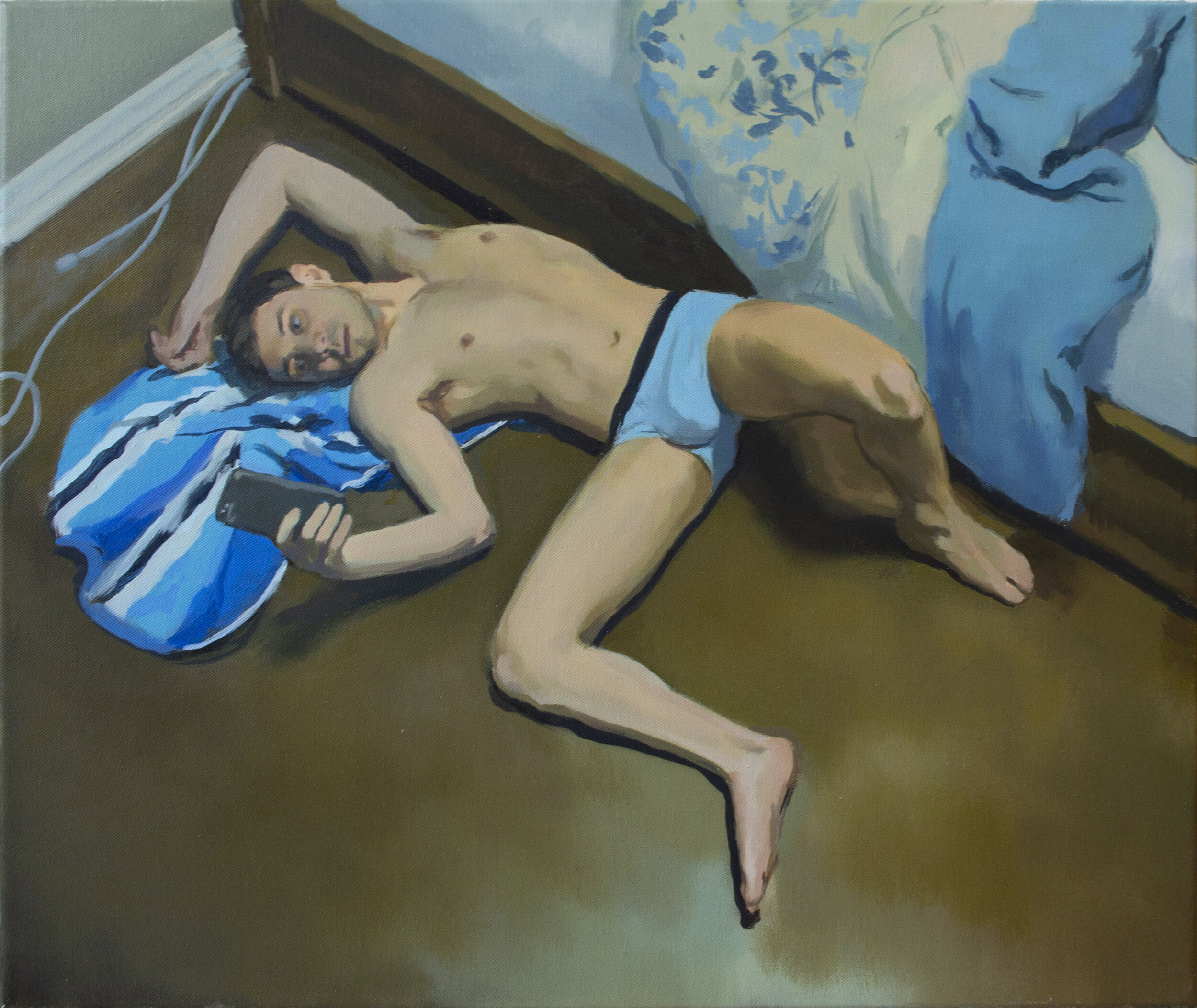 Quarantining
20x24
oil on canvas
2020