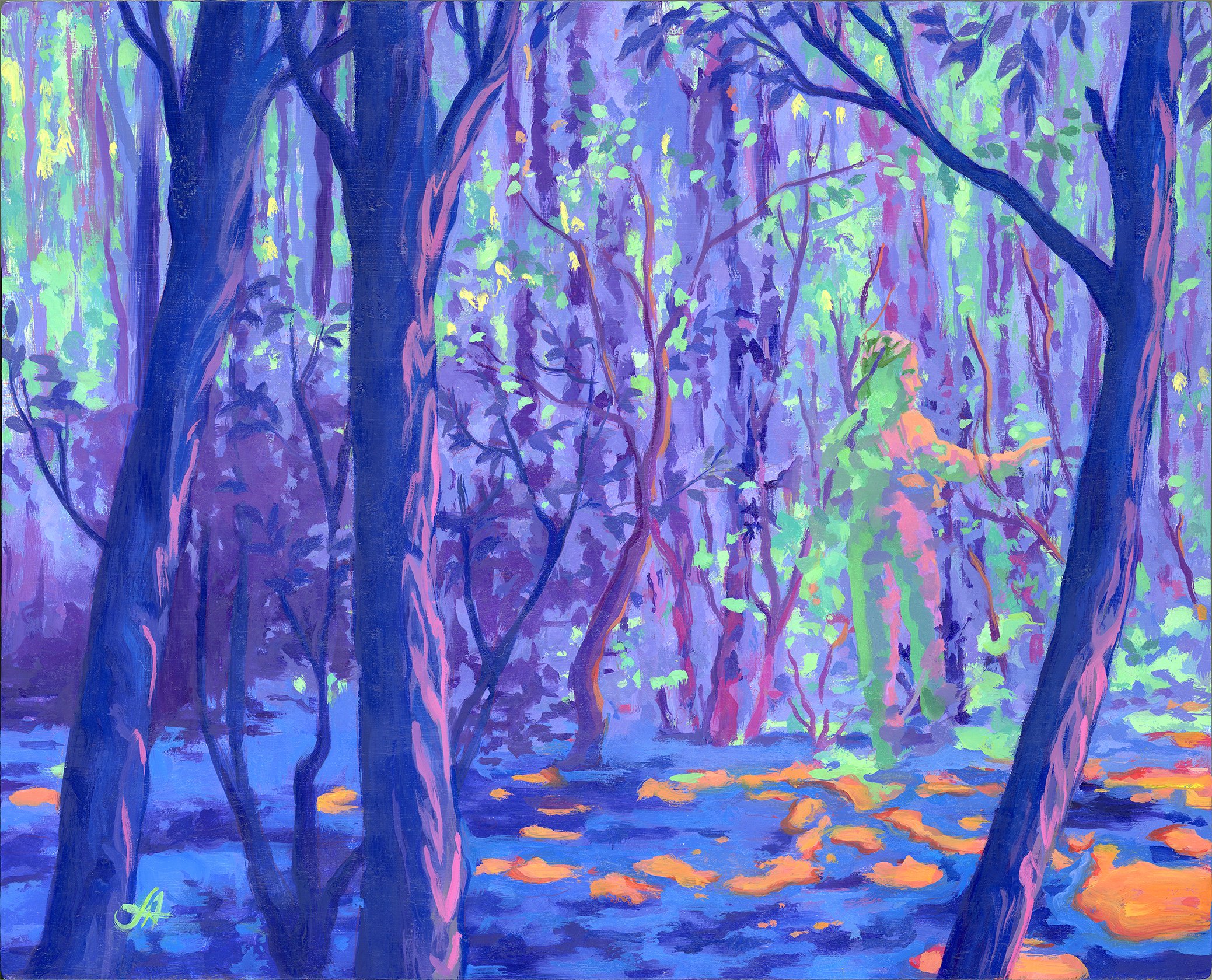 Landscape 005, 16x20, oil on board, 2025