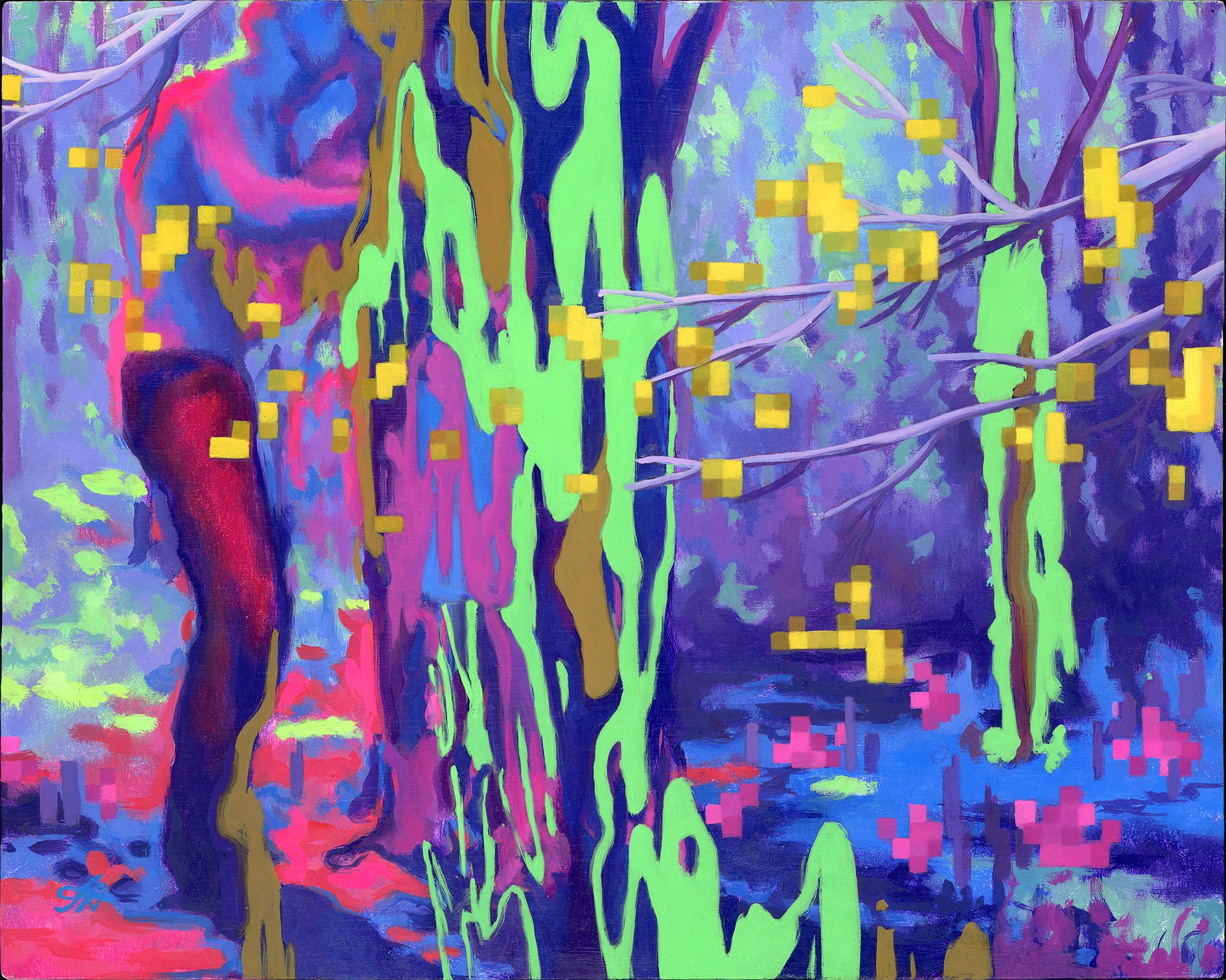 Landscape 006, oil on board, 12x12, 2025 $1500