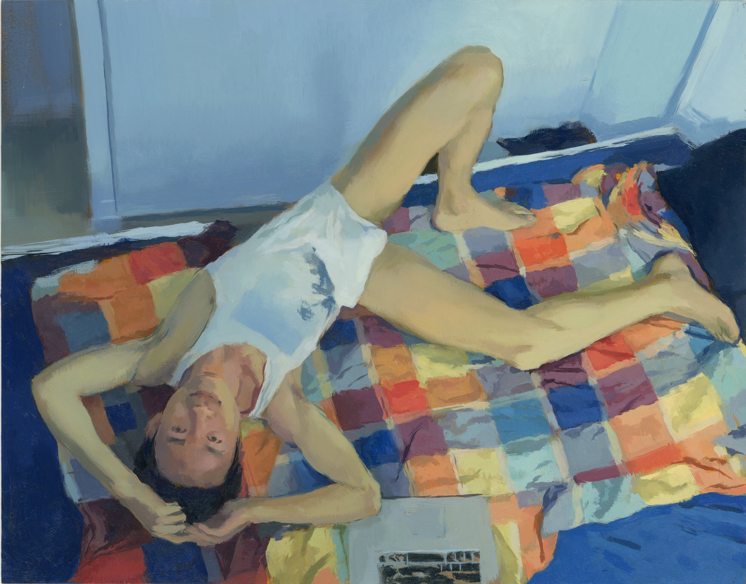 Franky with Laptop
14x10.5
oil on paper
2018