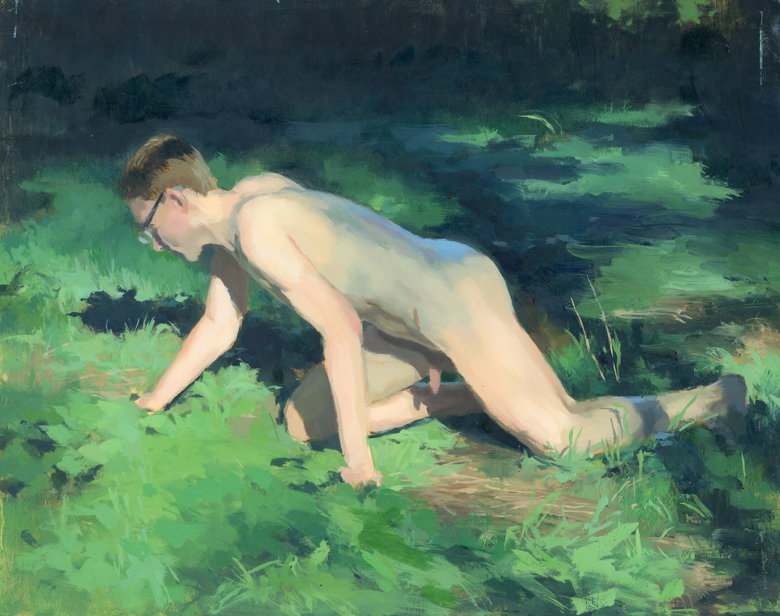 On All Fours
14x10.5
oil on paper
2018