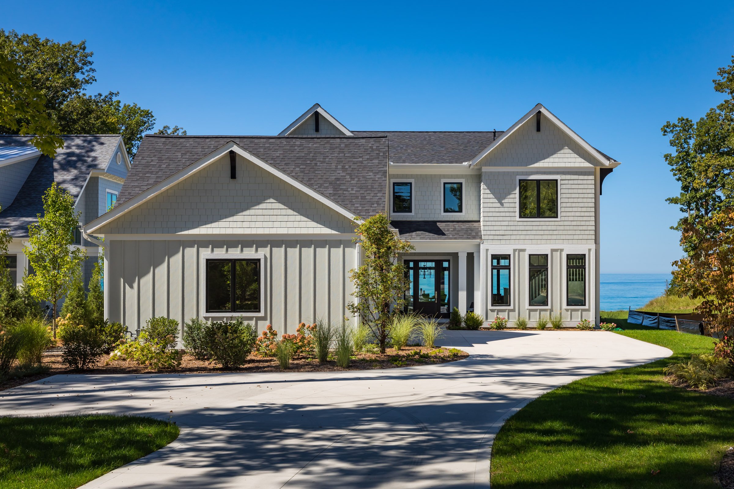 Contemporary Lakehouse — Mike Schaap Builders Lakeshore Builder