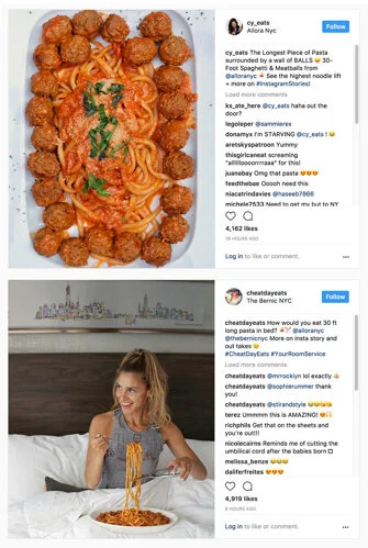 Instagrams: @cy_eats &amp; @cheatdayeats. August 29, 2017