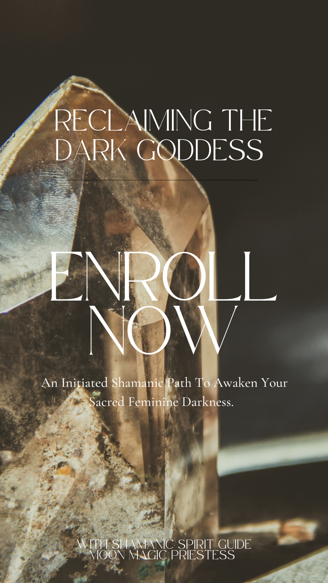 'RECLAIMING THE DARK FEMININE GODDESS' MASTERCLASS