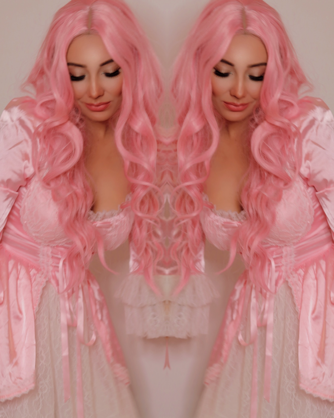 Dark Pop Artist Valiance Sapphire Pink Hair Siren Lore Manifesto for Upcoming Song Release GOLD | also known as Moon Magic Priestess