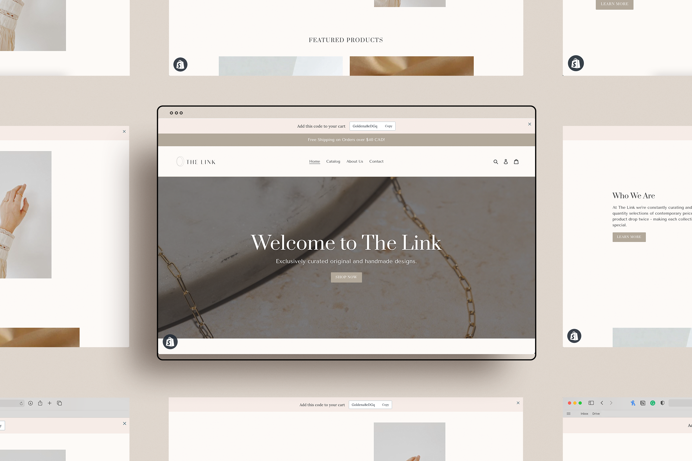 Website Design (Homepage & Who We Are)