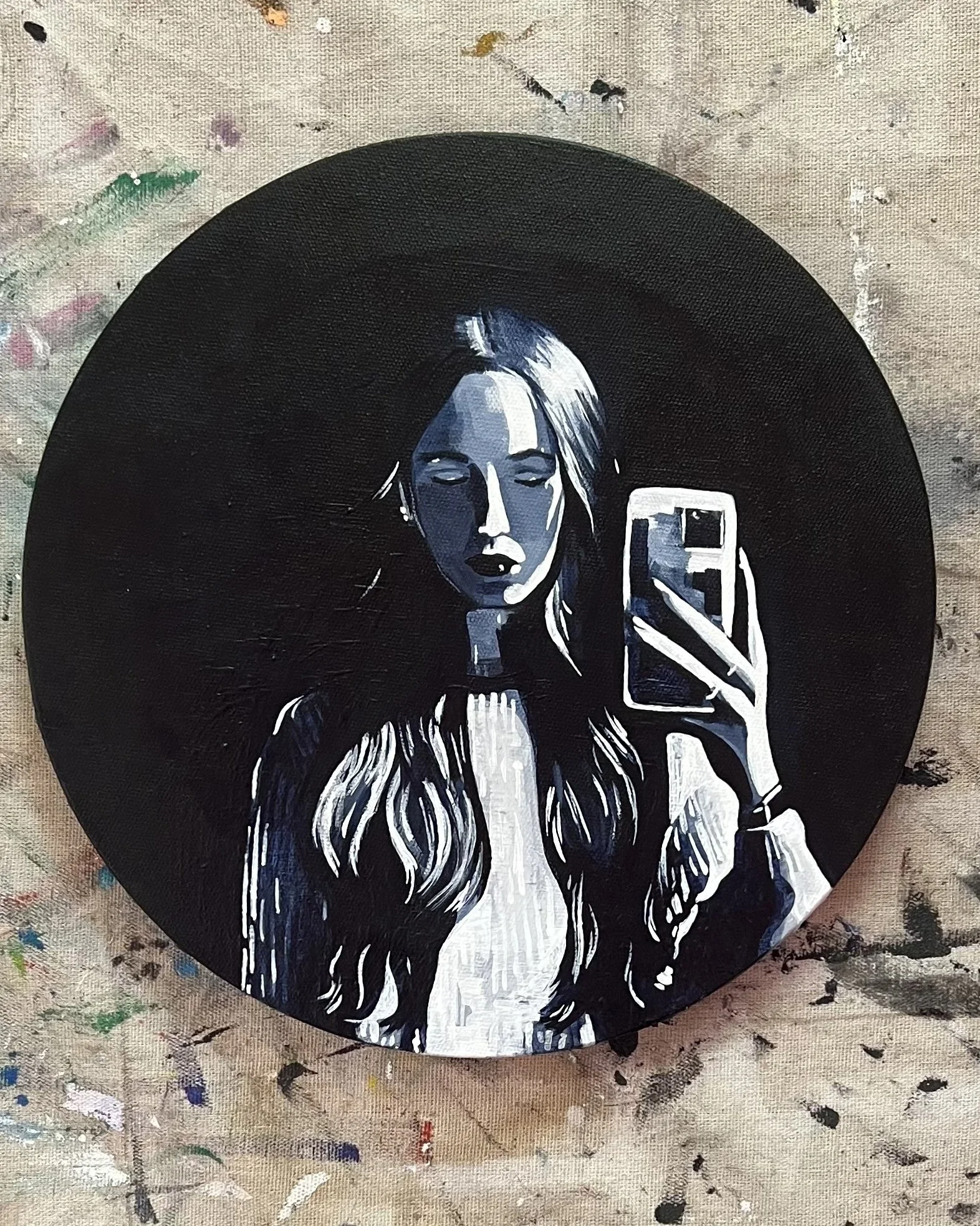 SELFIE I (2024), Acrylic on Canvas