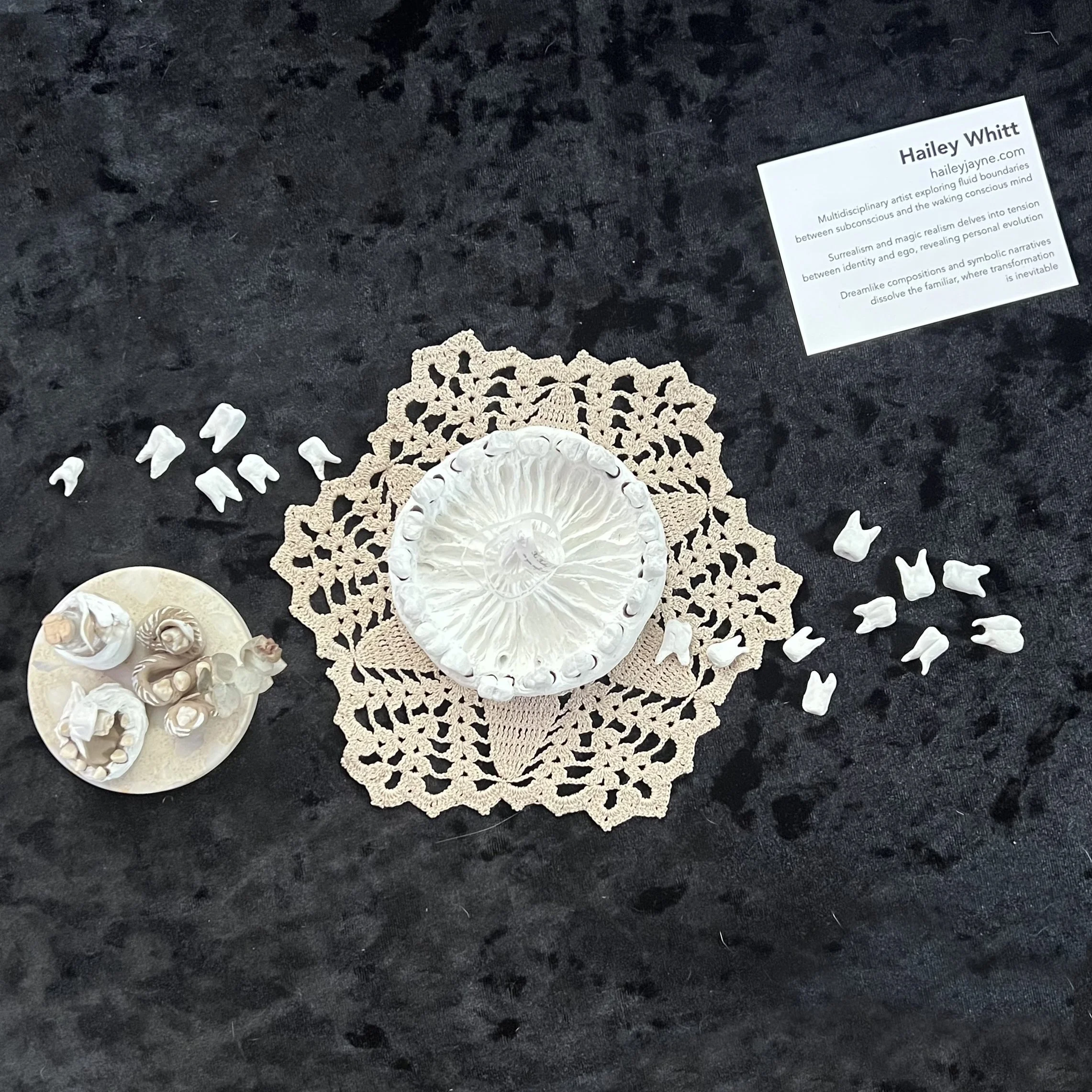 EXUVIA/LINGUA on display at the TEETH Show  in Calgary, AB (2025)