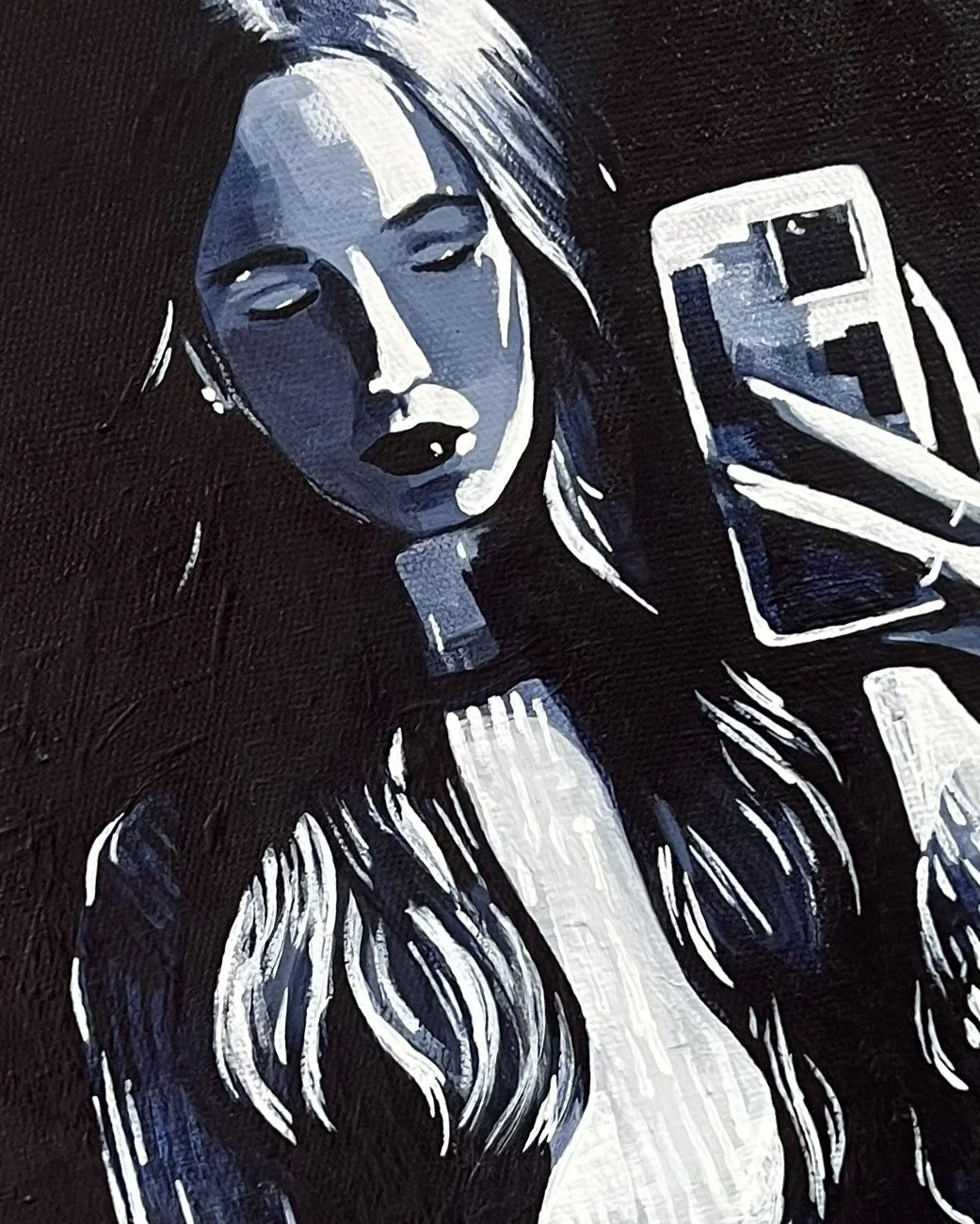 SELFIE I (2024), Acrylic on Canvas