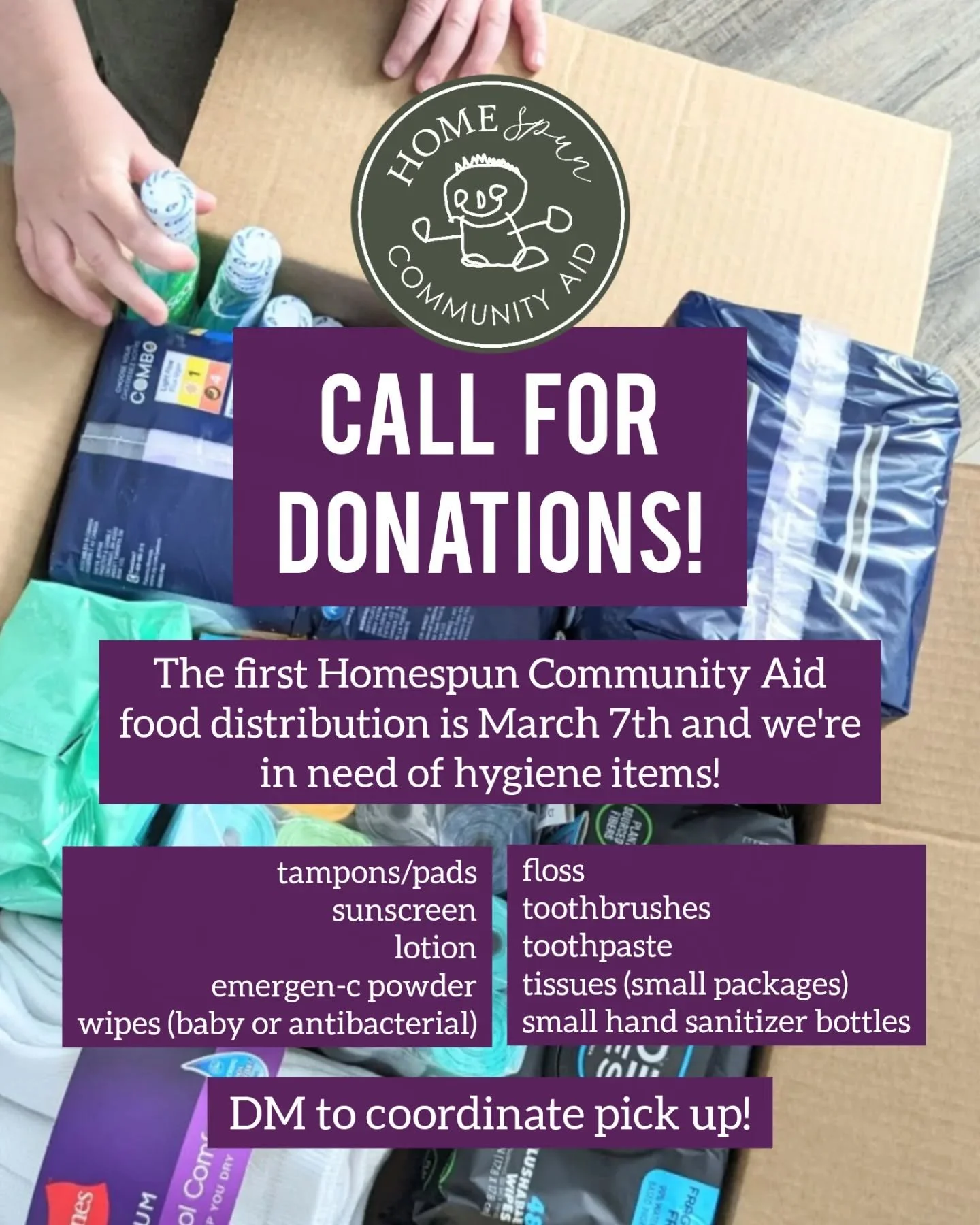 Help us help our neighbors! Our very first food/supply distribution is Saturday, March 7th at Orizaba Park and we're looking for hygiene items! 

DM to coordinate pick up!