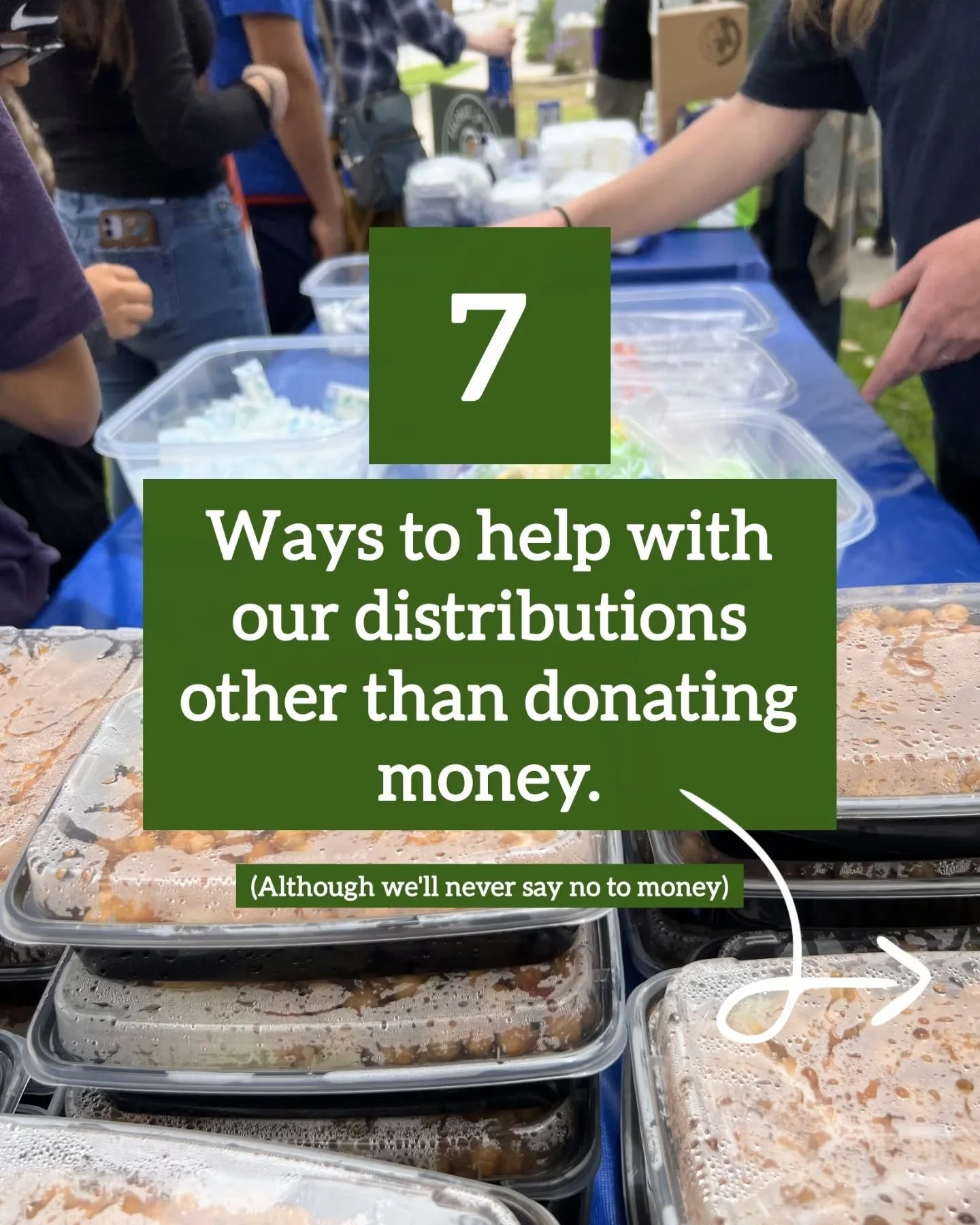 Our distributions are getting busier and we need your help! Here's a few ways you can support us!