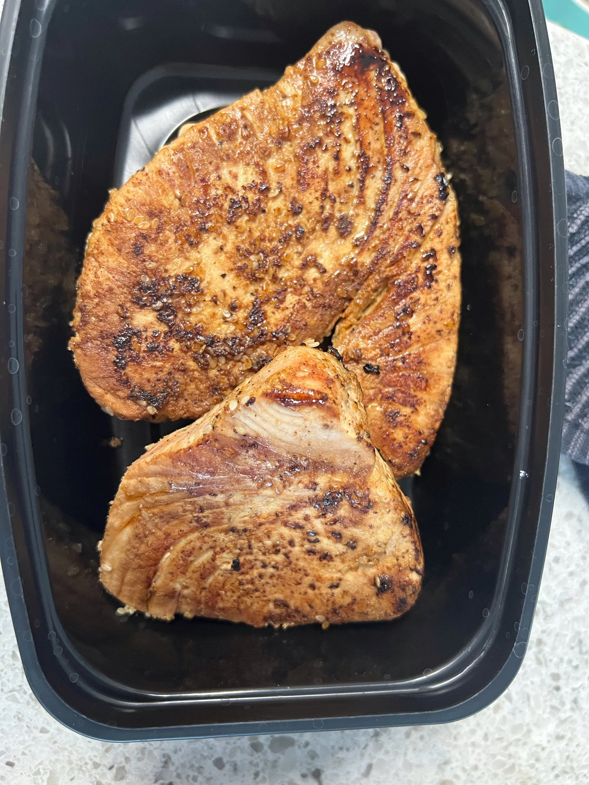 Pan Seared Tuna Steak