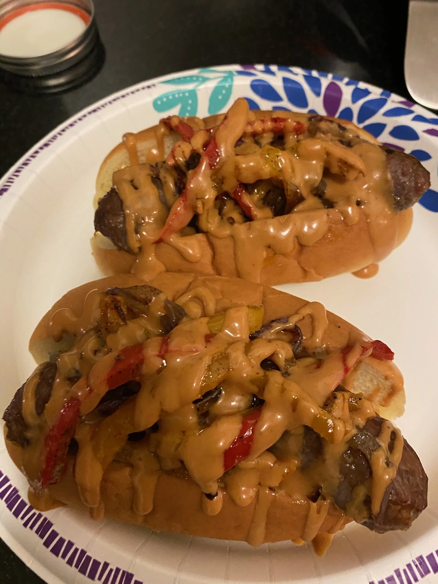 Sausage and peppers with special sauce