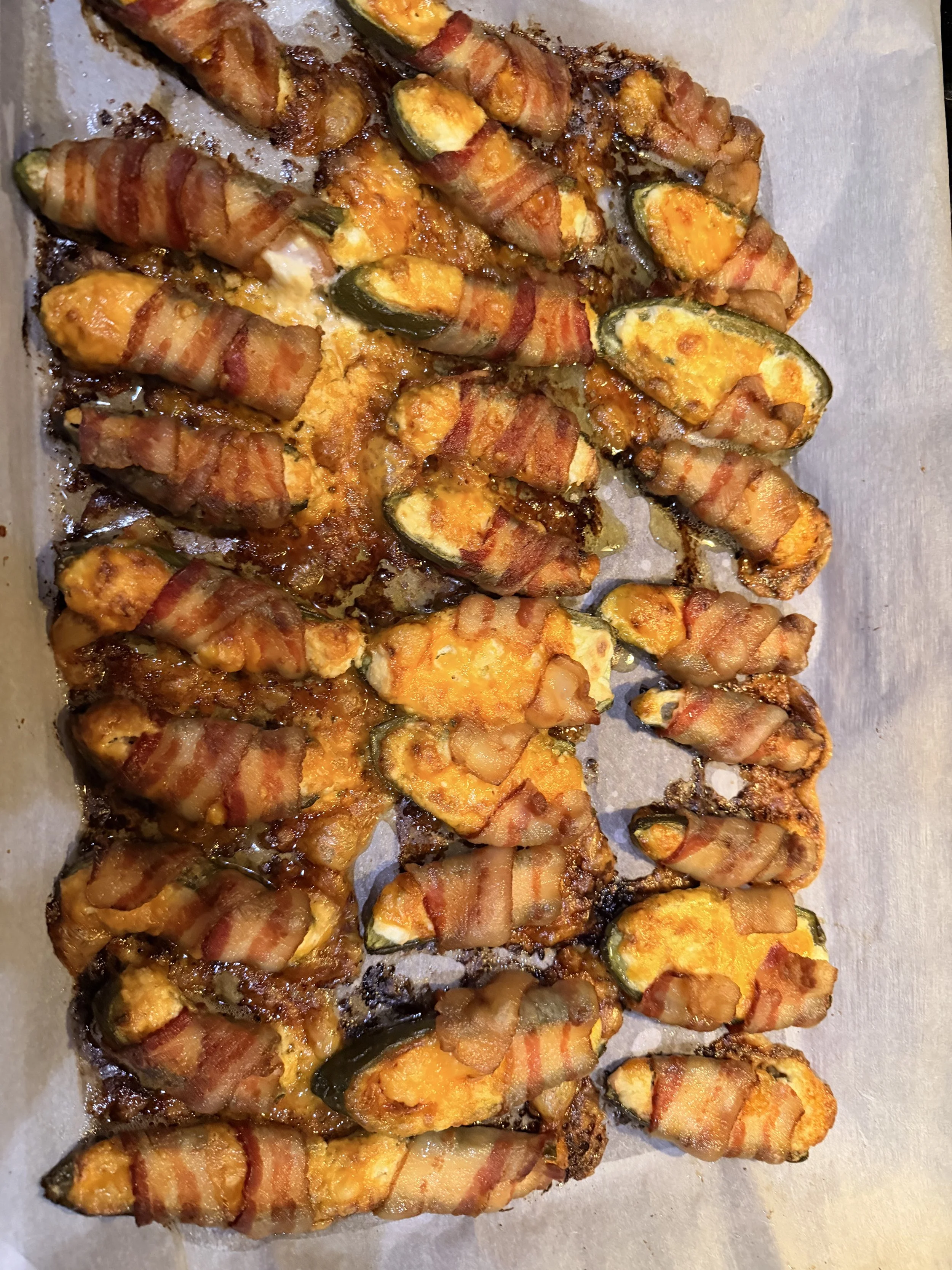 Bacon Wrapped Jalapeño Poppers