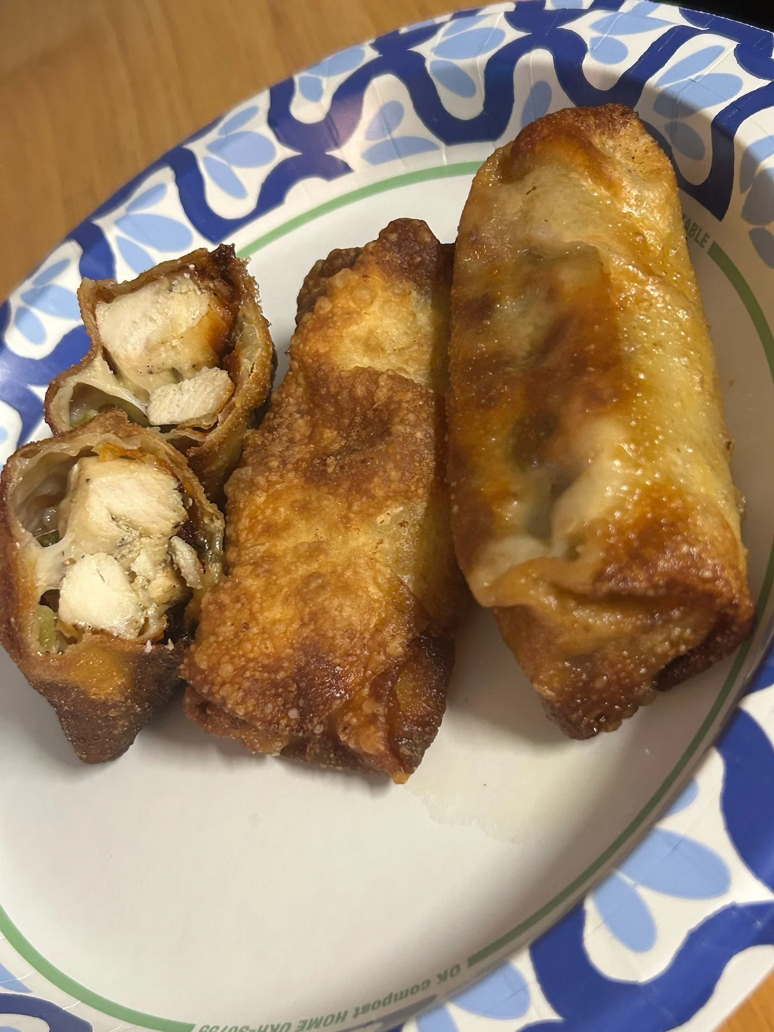 Chicken Cheesesteak Eggroll