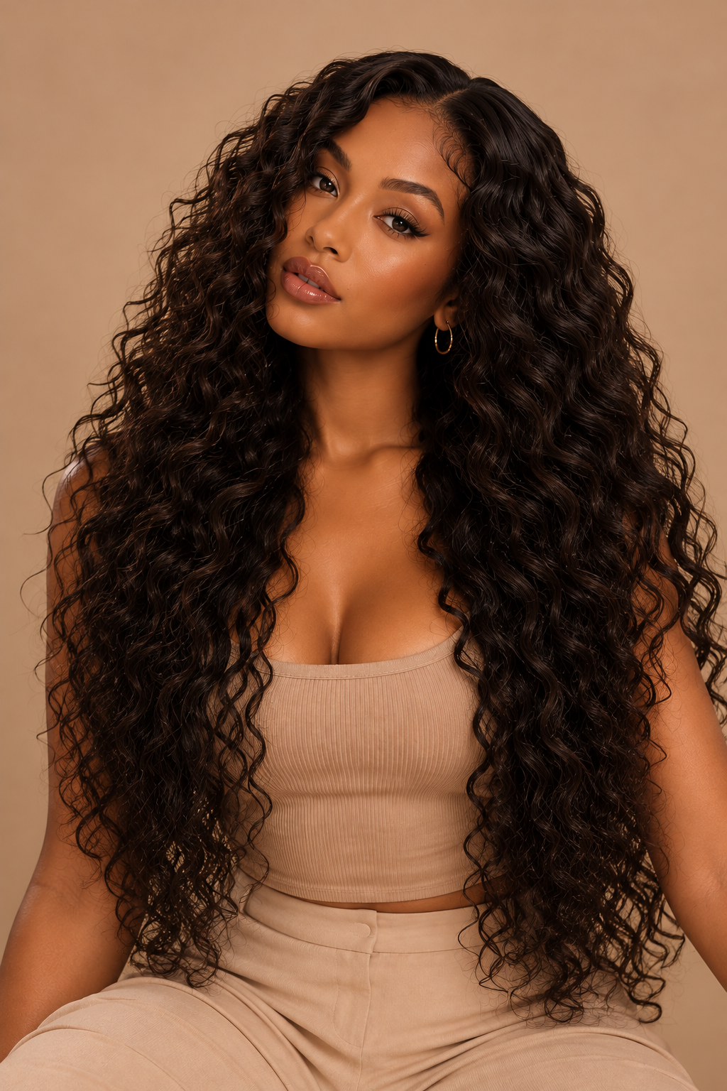 Clip in Hair Extensions - Loose Curly