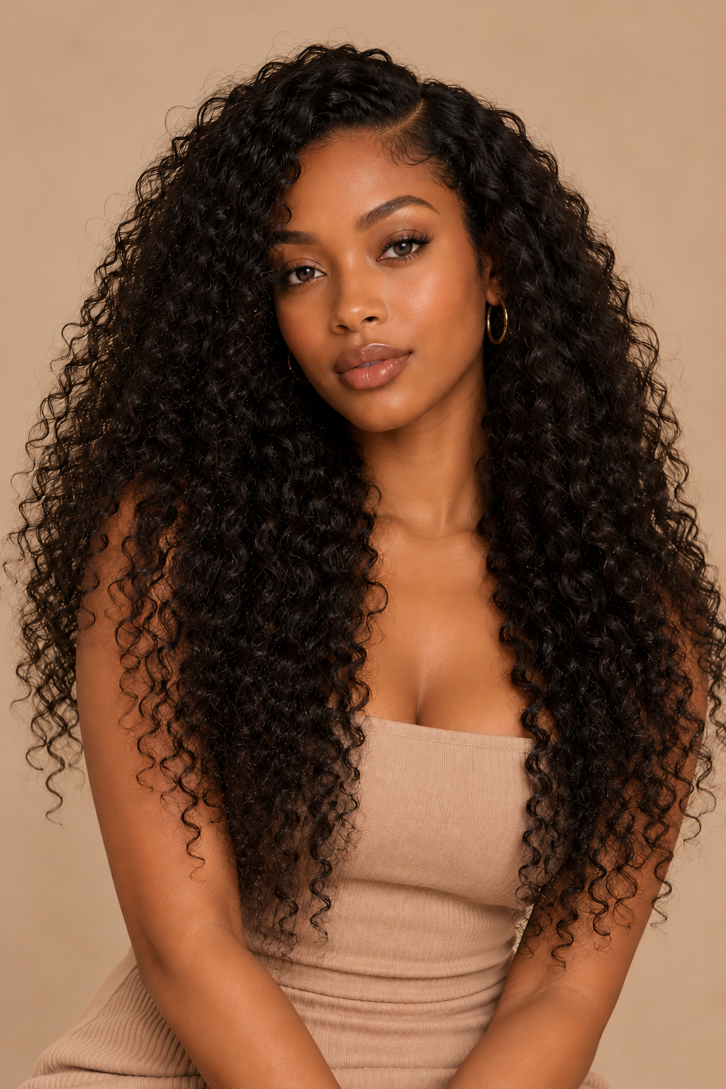 Clip in Hair Extensions - Natural Curly
